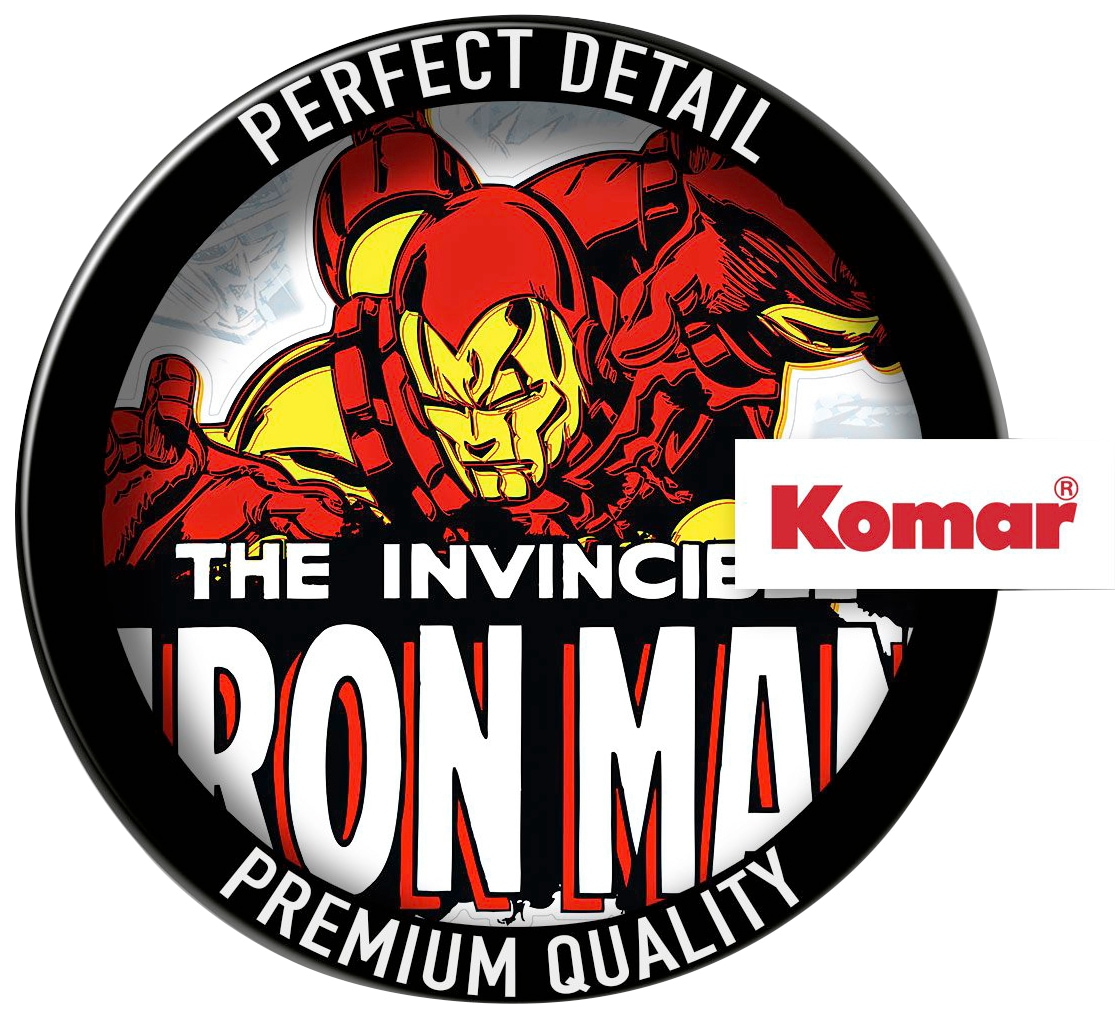 Komar Wandtattoo »Iron Man Comic Classic - Größe 50 x 70 cm«, (1 St.), selbstklebend, Wandsticker, Kinderzimmer