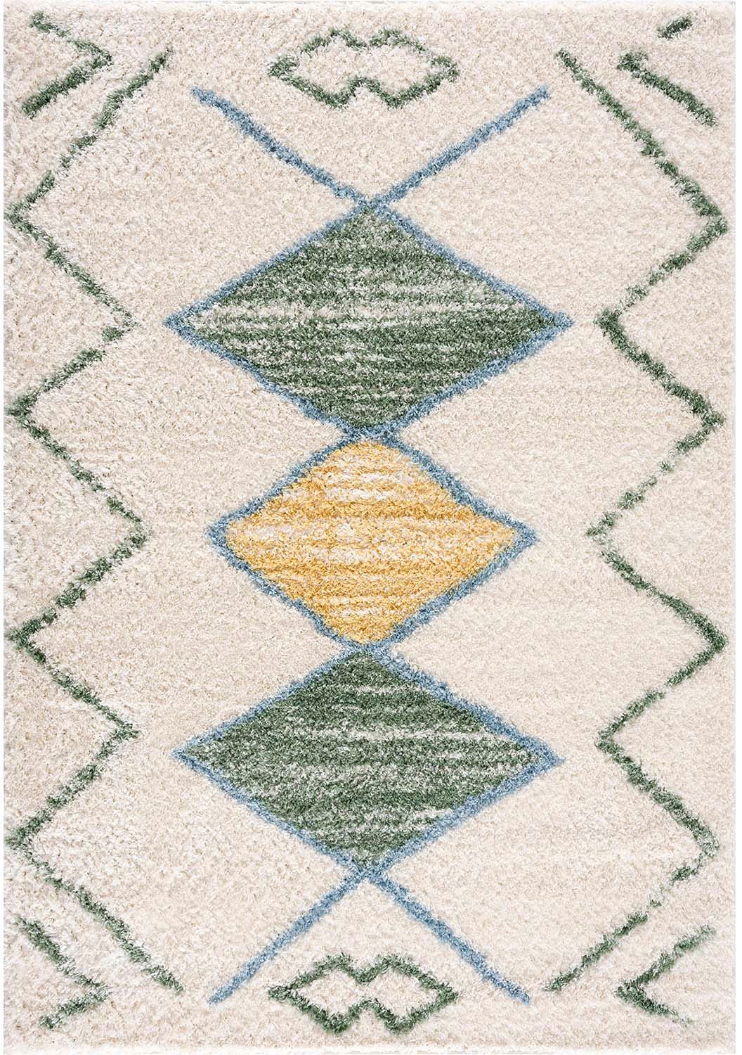 Carpet City Hochflor-Teppich »Pulpy 557«, rechteckig, 30 mm Höhe, besonders weich, Ethno Look, ideal für Wohnzimmer & Schlafzimmer