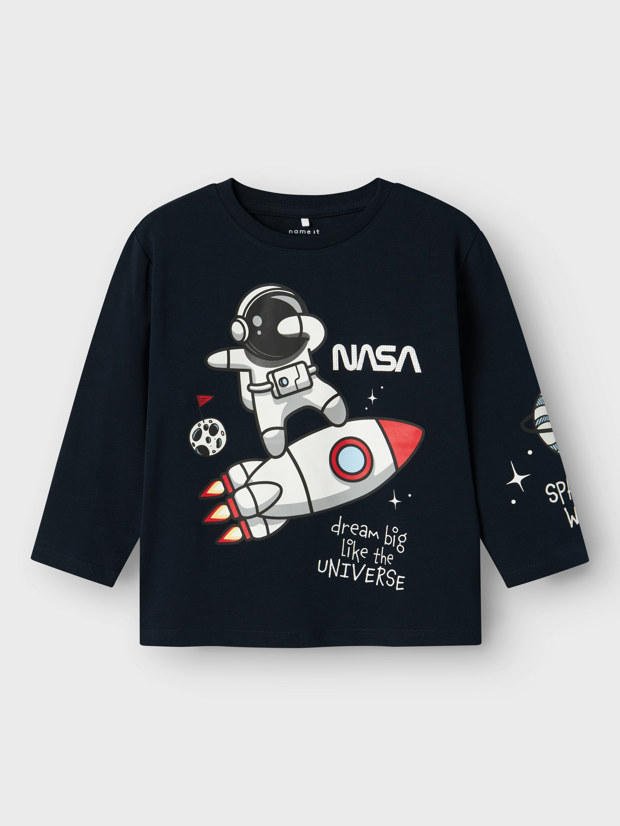 Name It Langarmshirt »NMMDALUM NASA LS NREG TOP NAS«