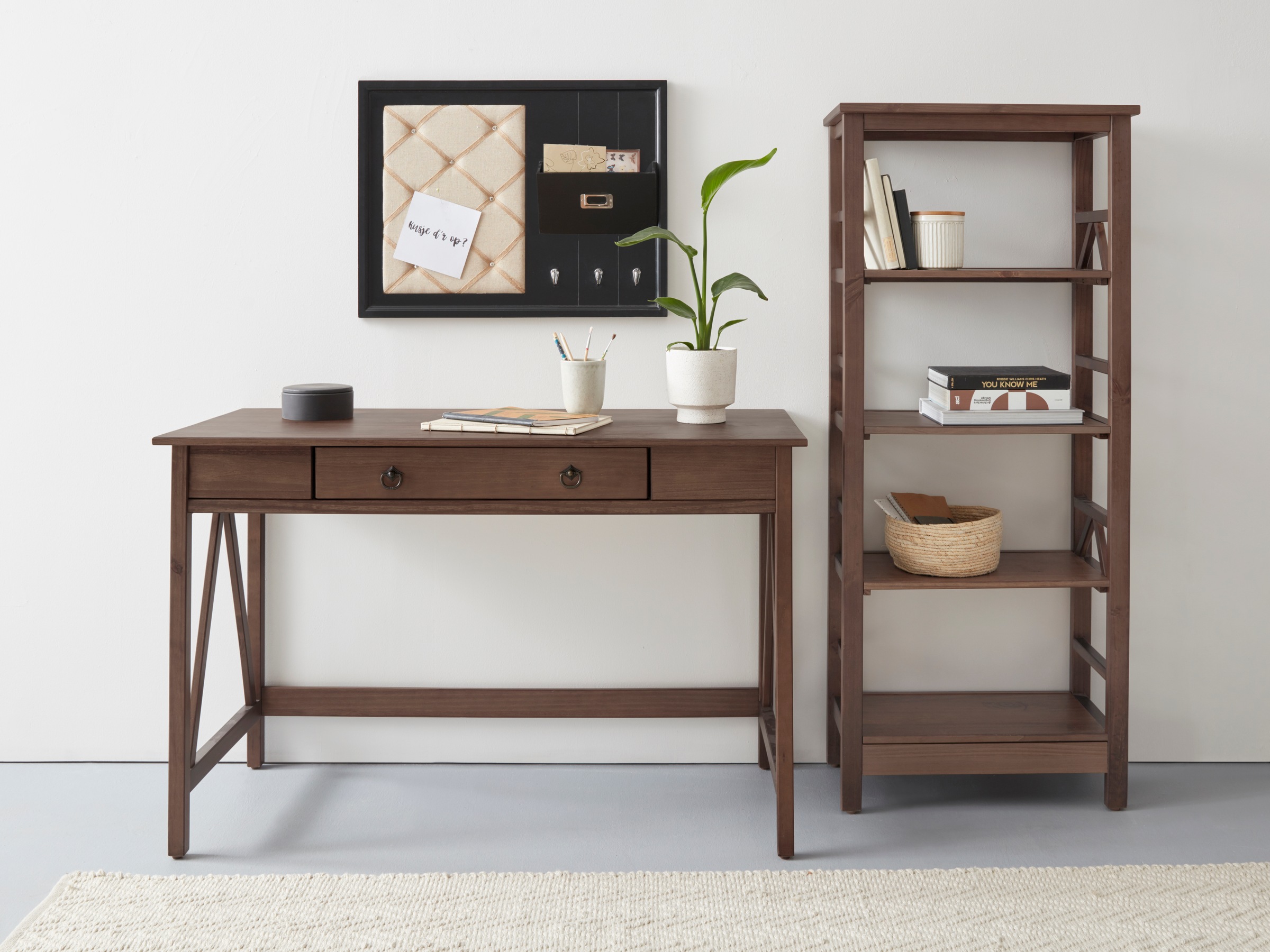 Timbers Schreibtisch »Fonville«, aus Kiefernholz, Breite 116,5 cm, Home Off günstig online kaufen