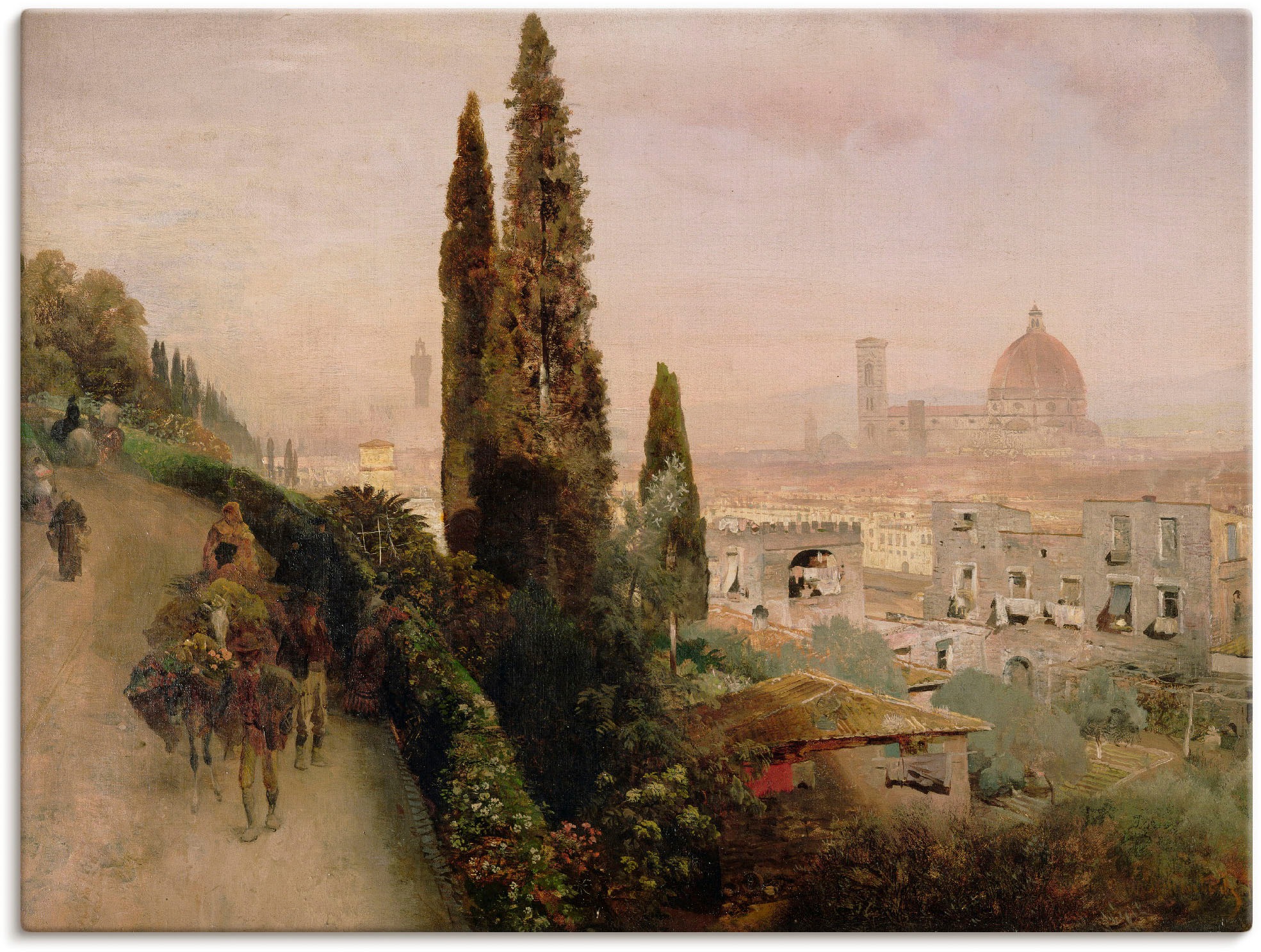 Italien, oder St.), Leinwandbild, »Florenz.«, online Größen Wandaufkleber (1 versch. bestellen Artland Poster als in Wandbild
