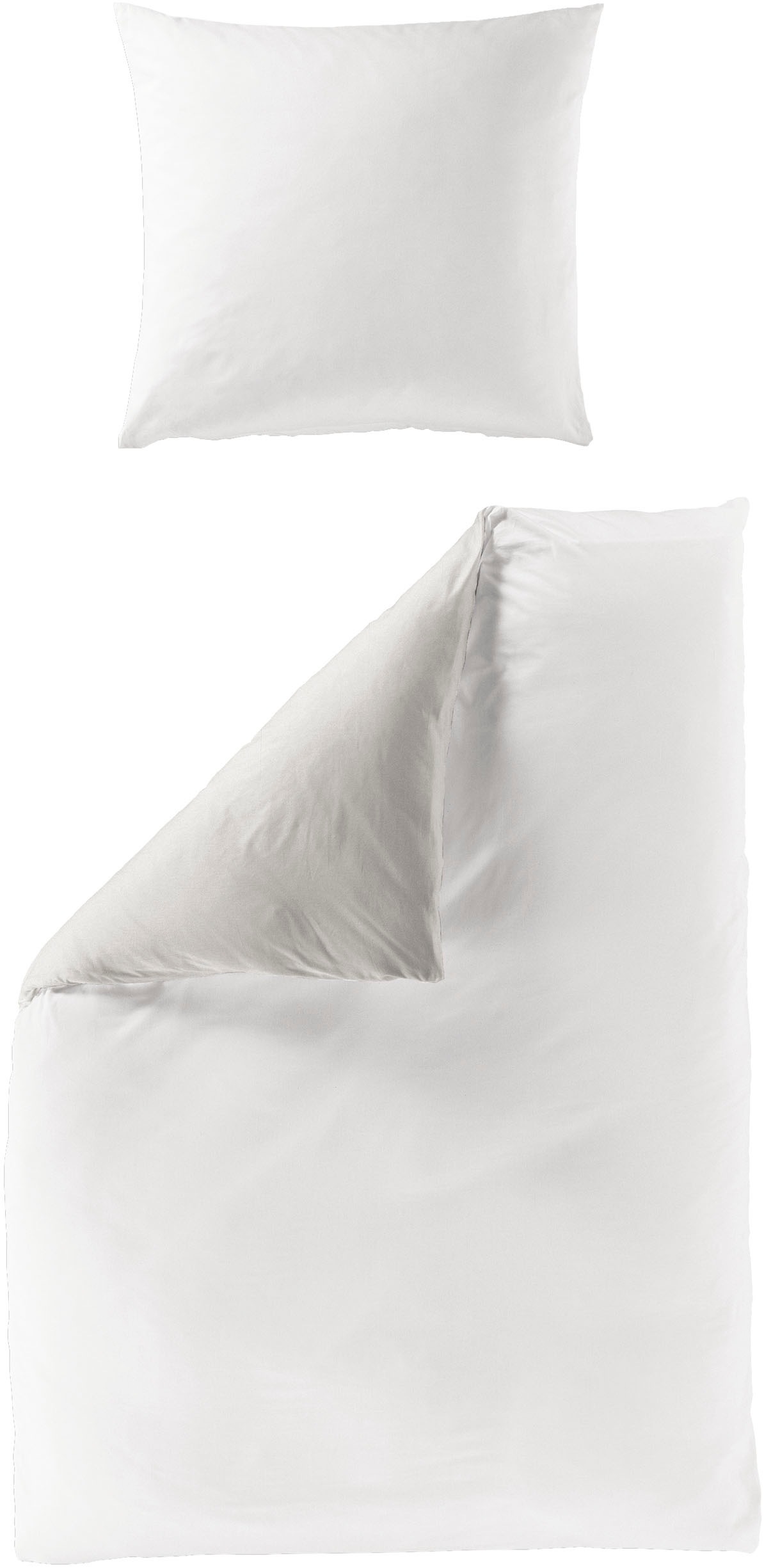 BIERBAUM Wendebettwäsche »Modern Uni in Gr. 135x200 oder 155x220 cm«, Moder günstig online kaufen