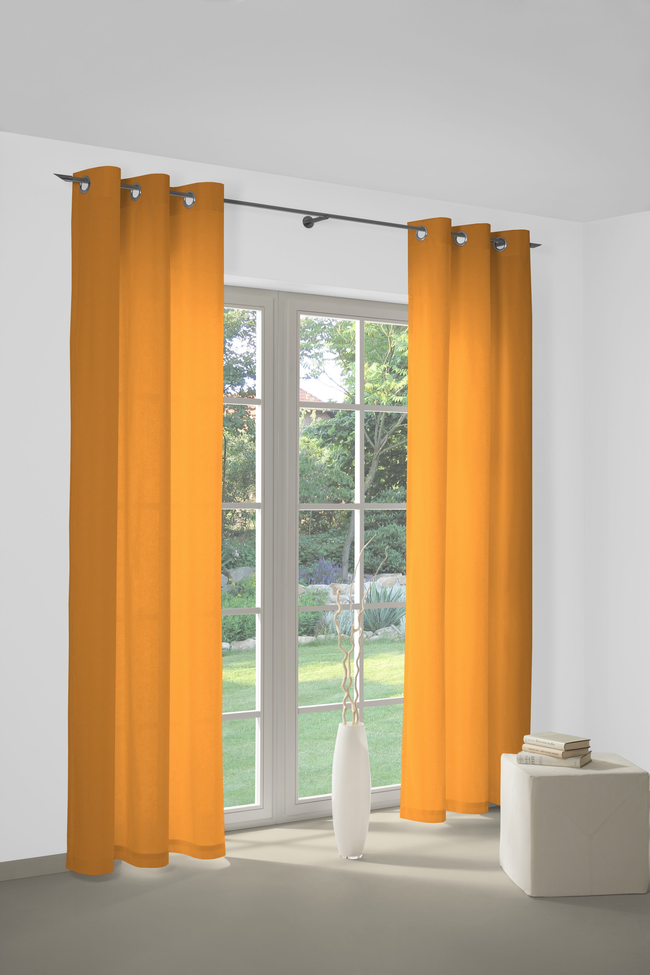 Wirth Vorhang »WirthNatur« Ösen 1 Stk. tlg. 2-lagig günstig online kaufen