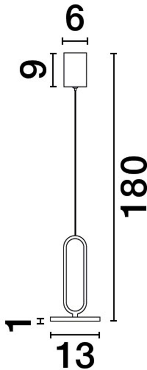 Nova Luce LED-Hängeleuchte »GEA« LED-Modul 1 Stk. Warmweiß