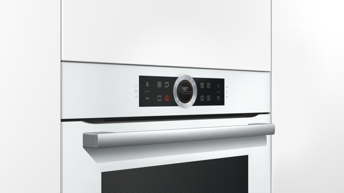 6. Bild von BOSCH Pyrolyse Backofen »HBG675BW1«, Serie 8, mit Teleskopauszug nachrüstbar, Pyrolyse-Selbstreinigung, mit AutoPilot