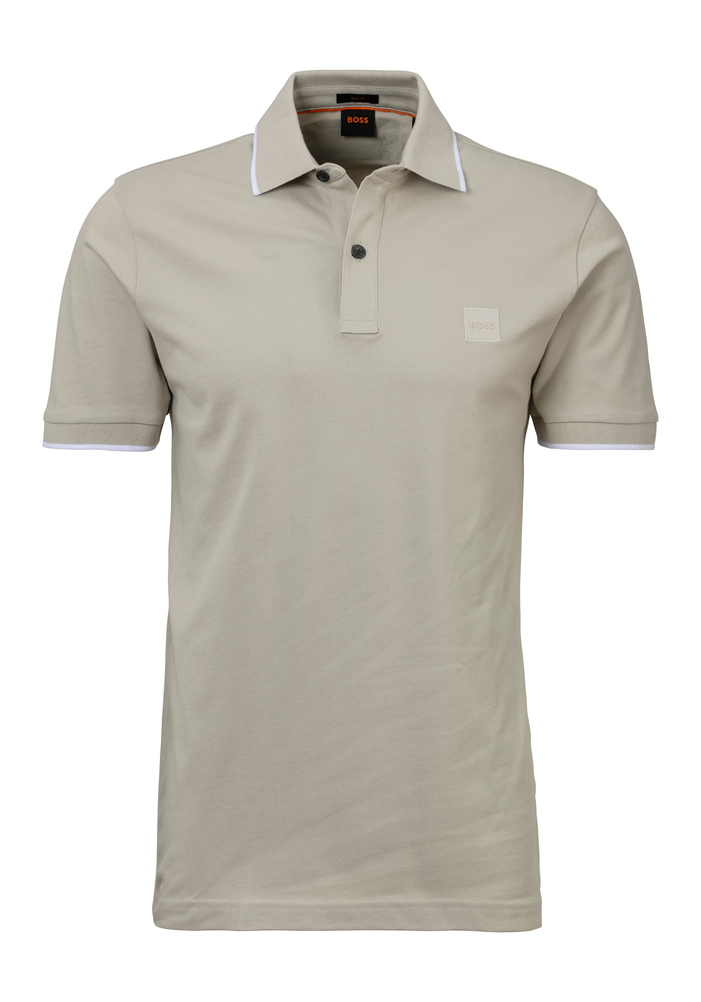 BOSS ORANGE Poloshirt »Passertip« mit BOSS Logo-Badge