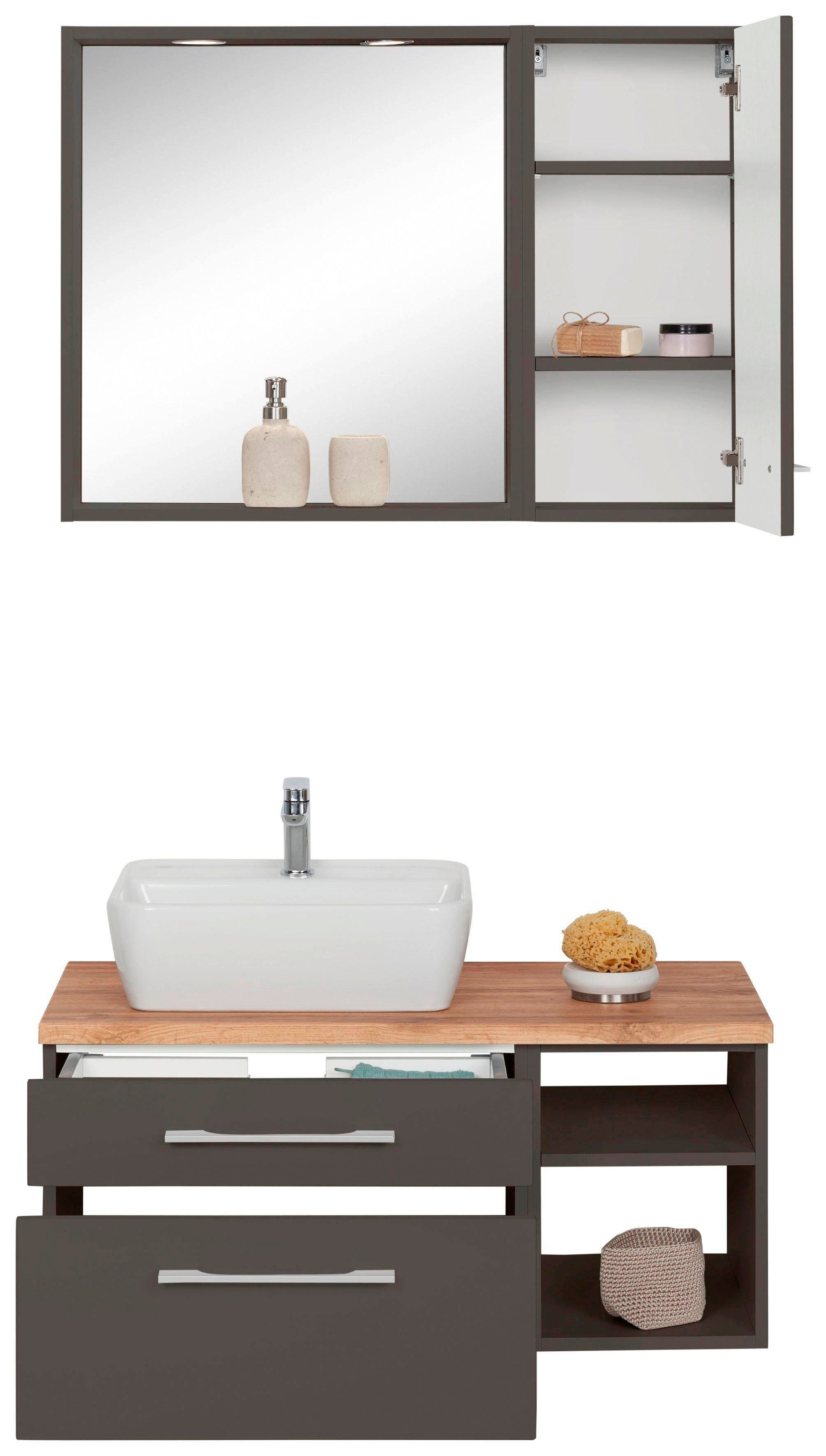 welltime Badmöbel-Set »Davos« 3 Stk. tlg. günstig online kaufen