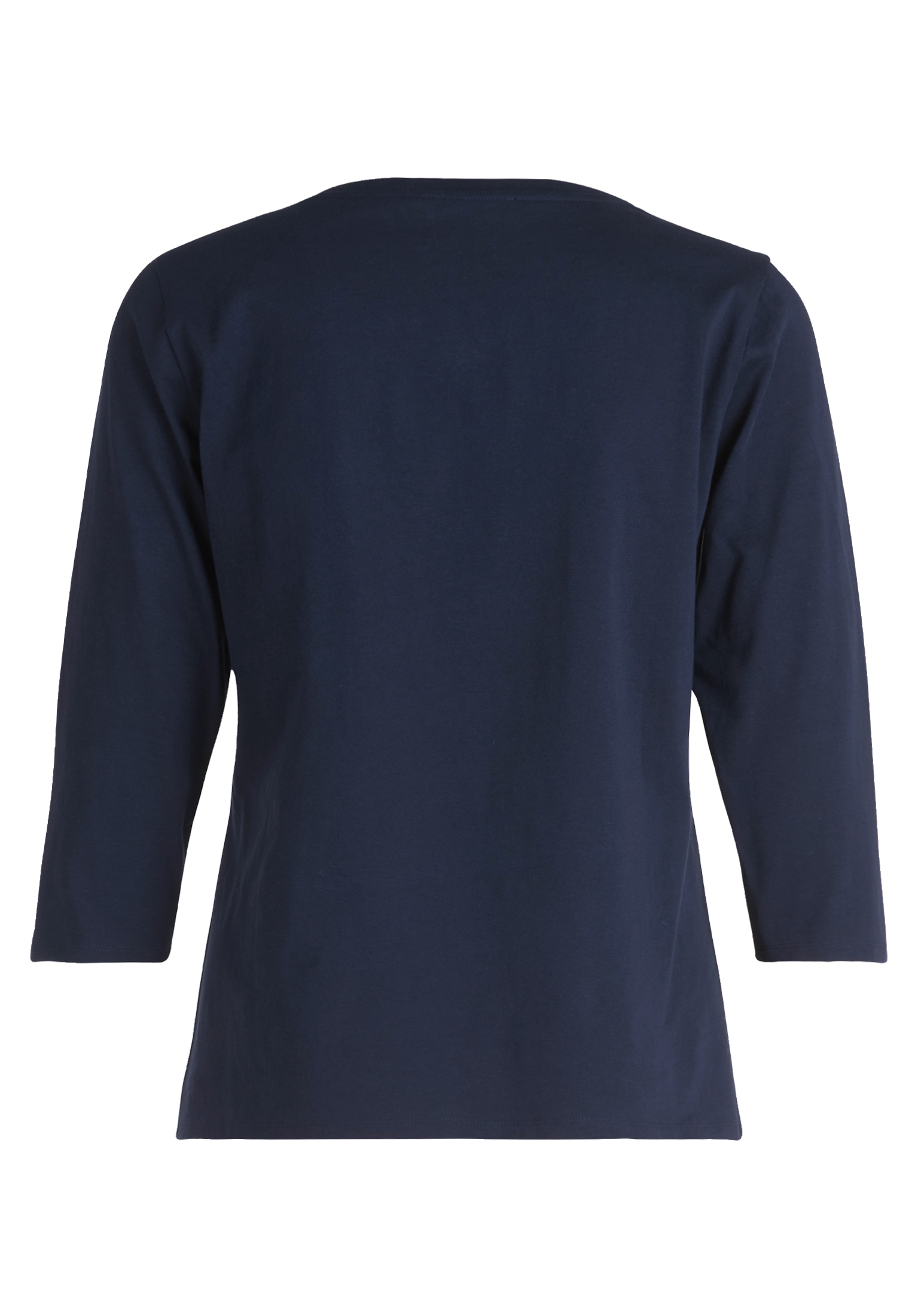 Betty Barclay 3/4-Arm-Shirt »Betty Barclay Basic Shirt mit Rundhalsausschnitt«, Rippbündchen