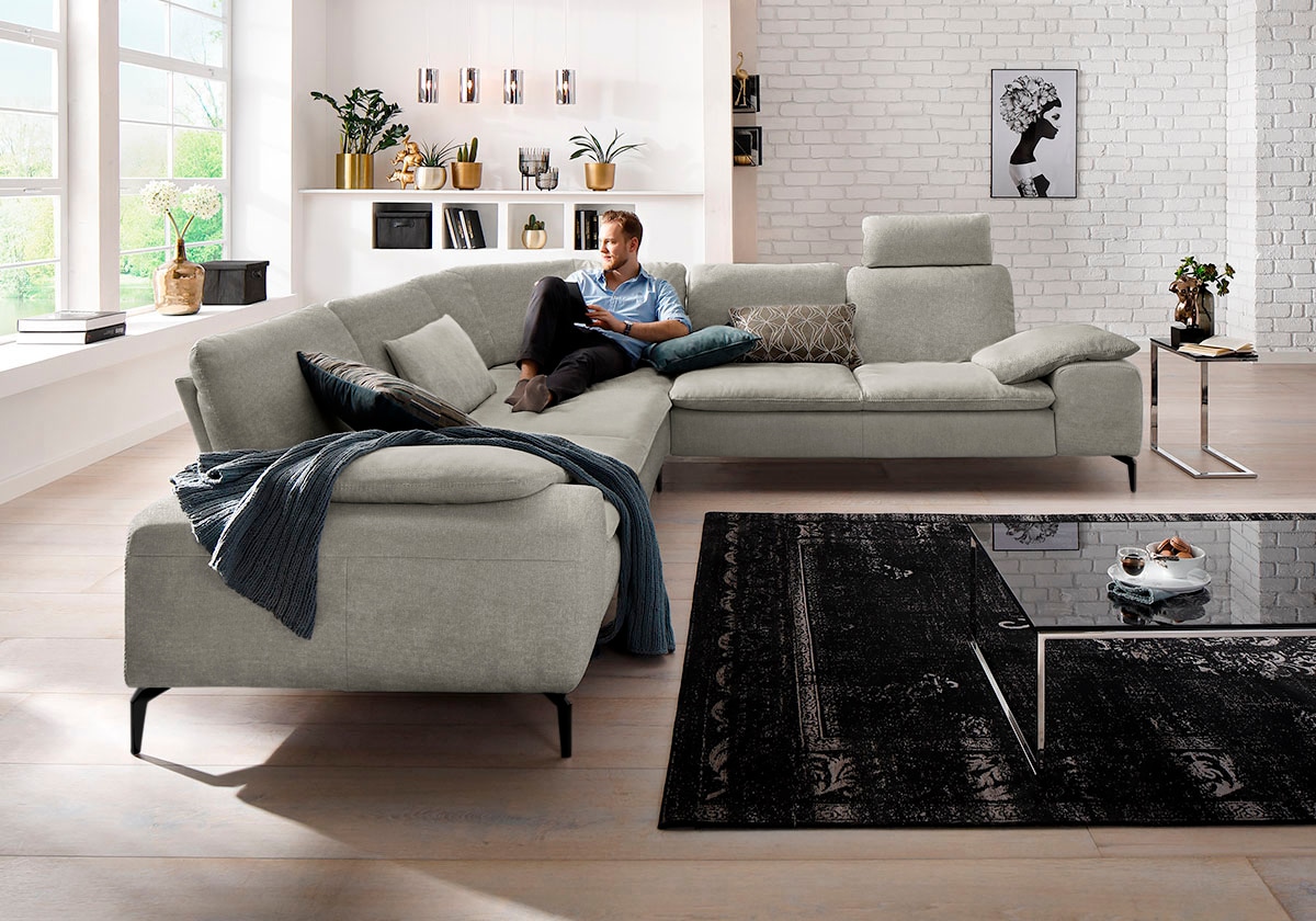 W.SCHILLIG Ecksofa »valentinoo, Designsofa, elegant und bequem, L-Form«, (S günstig online kaufen