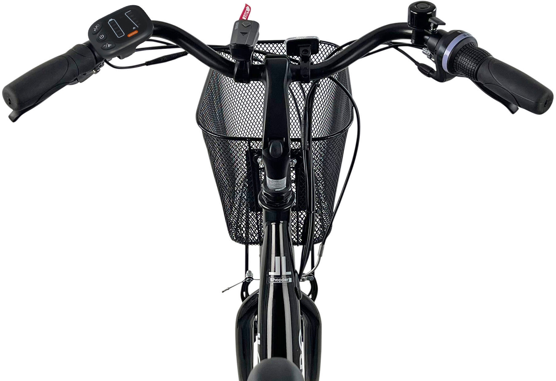 LLobe E-Bike »City E-Bike 26" Shopper schwarz«, Shimano, Tourney, Heckmotor 250 W