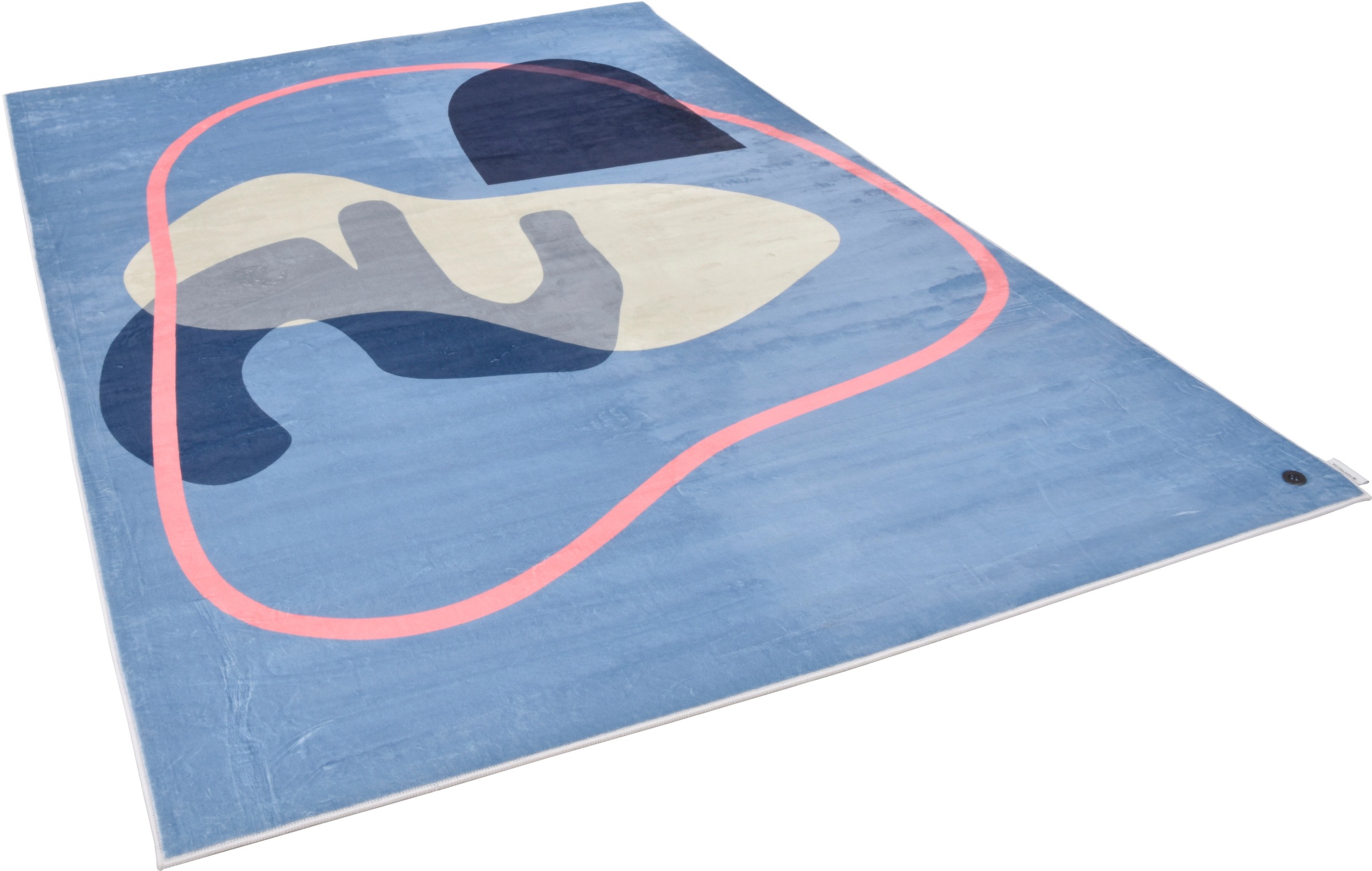 TOM TAILOR HOME Teppich »Shapes - FIVE«, rechteckig, 5 mm Höhe, Kurzflor, bedruckt, modernes Design