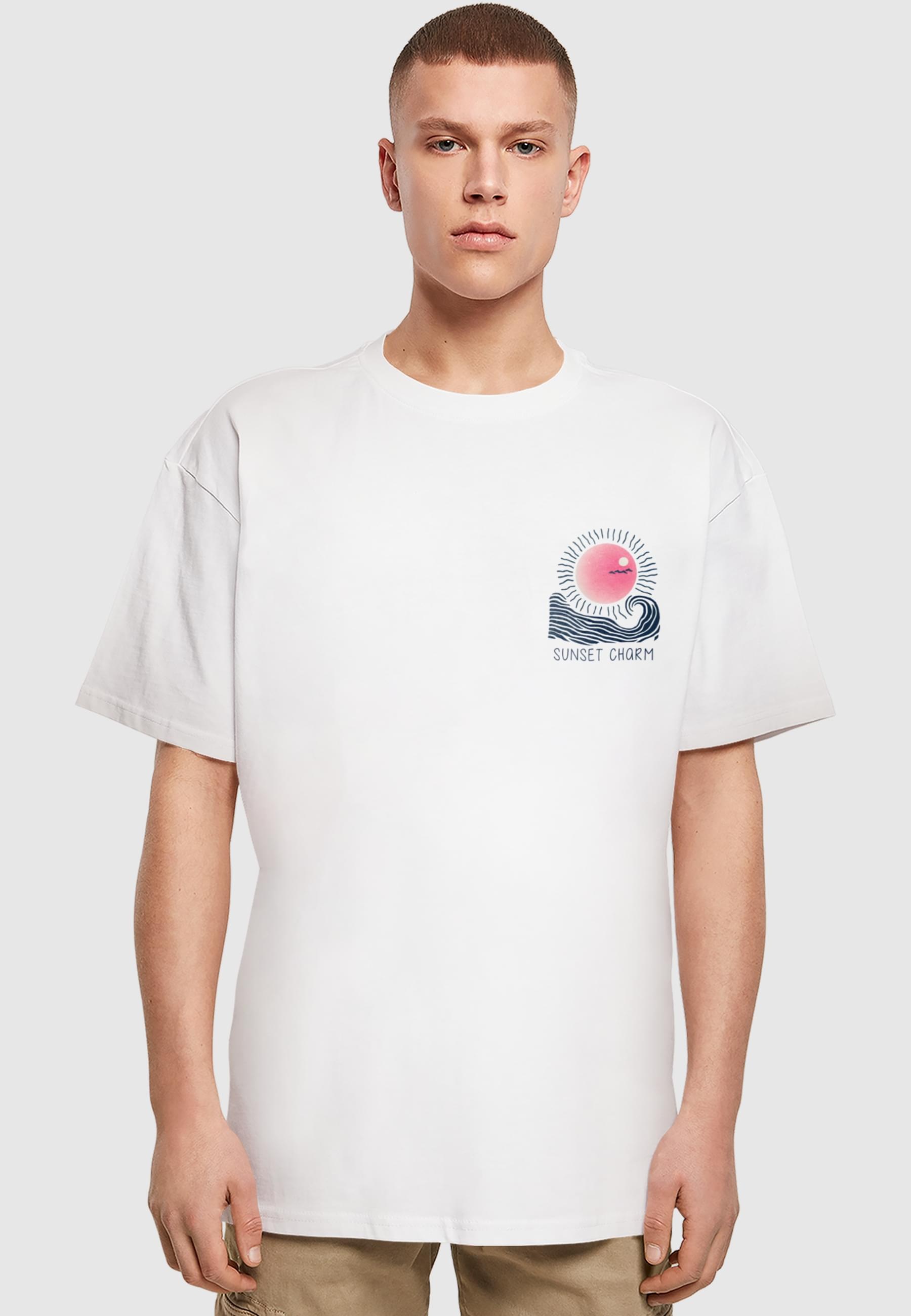 Merchcode T-Shirt »Merchcode Sunset Charm Oversized T-shirt« 1 Stk.