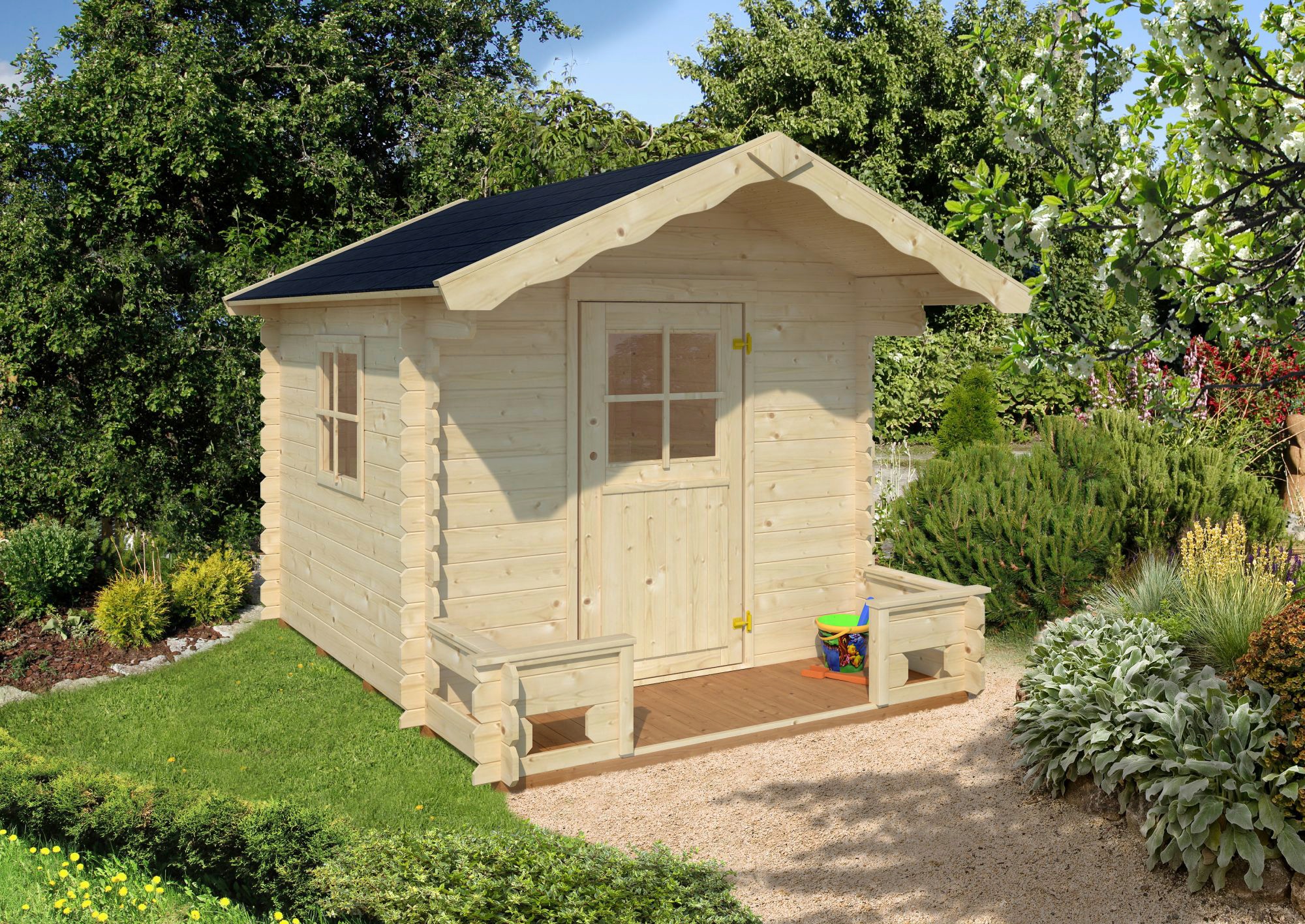 Palmako Spielhaus »Stina 3,1 m²«, mit Terrasse