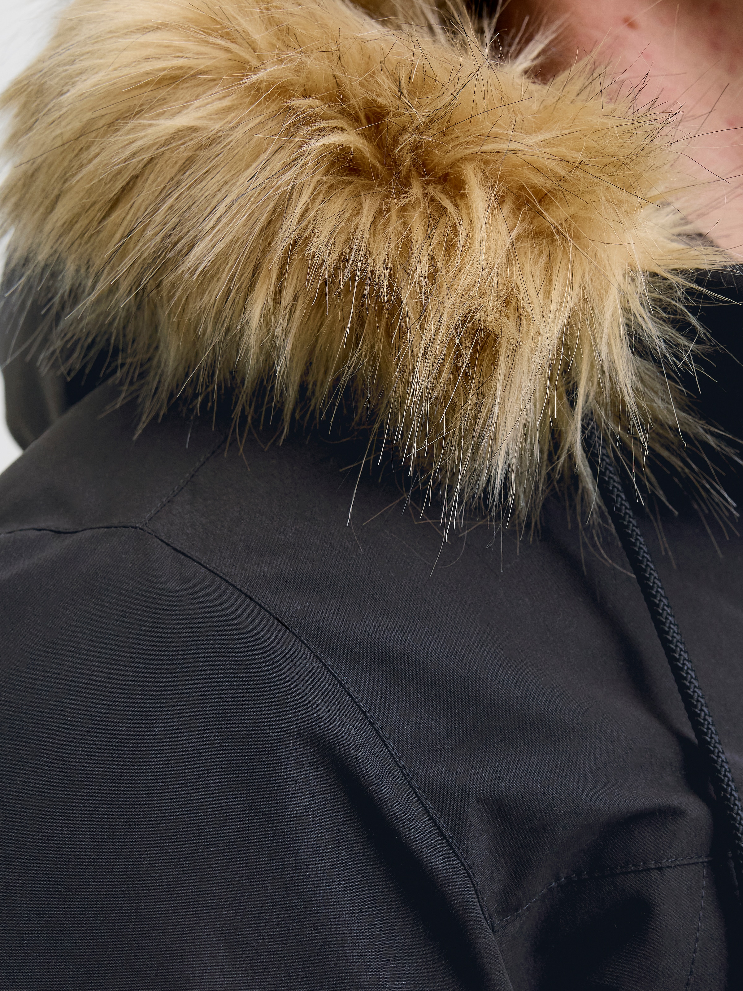 Jack & Jones Parka »JJCAMP FAUX FUR PARKA BF« mit Kapuze