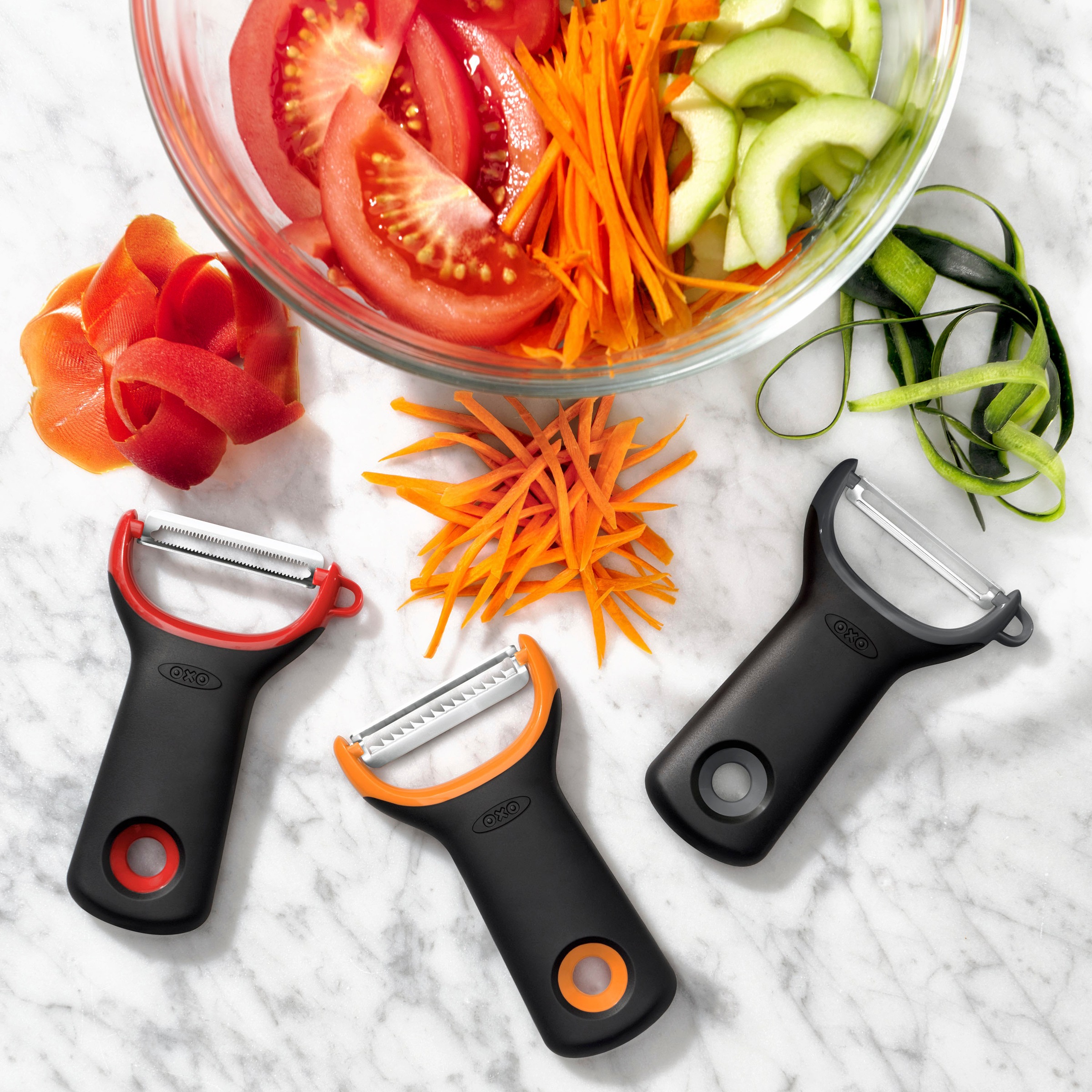 OXO Good Grips Kartoffelschäler »Schäler-/Peeler-Set« mit Edelstahlklinge günstig online kaufen
