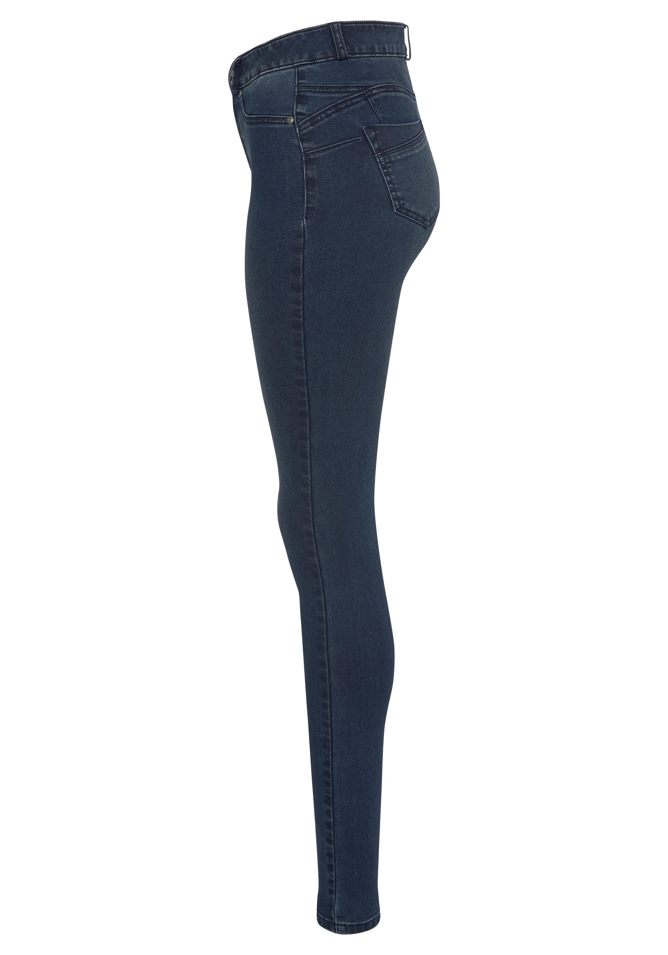 Waist Shapingnähten »Ultra im mit Skinny-fit-Jeans Arizona High Online-Shop Stretch«, kaufen
