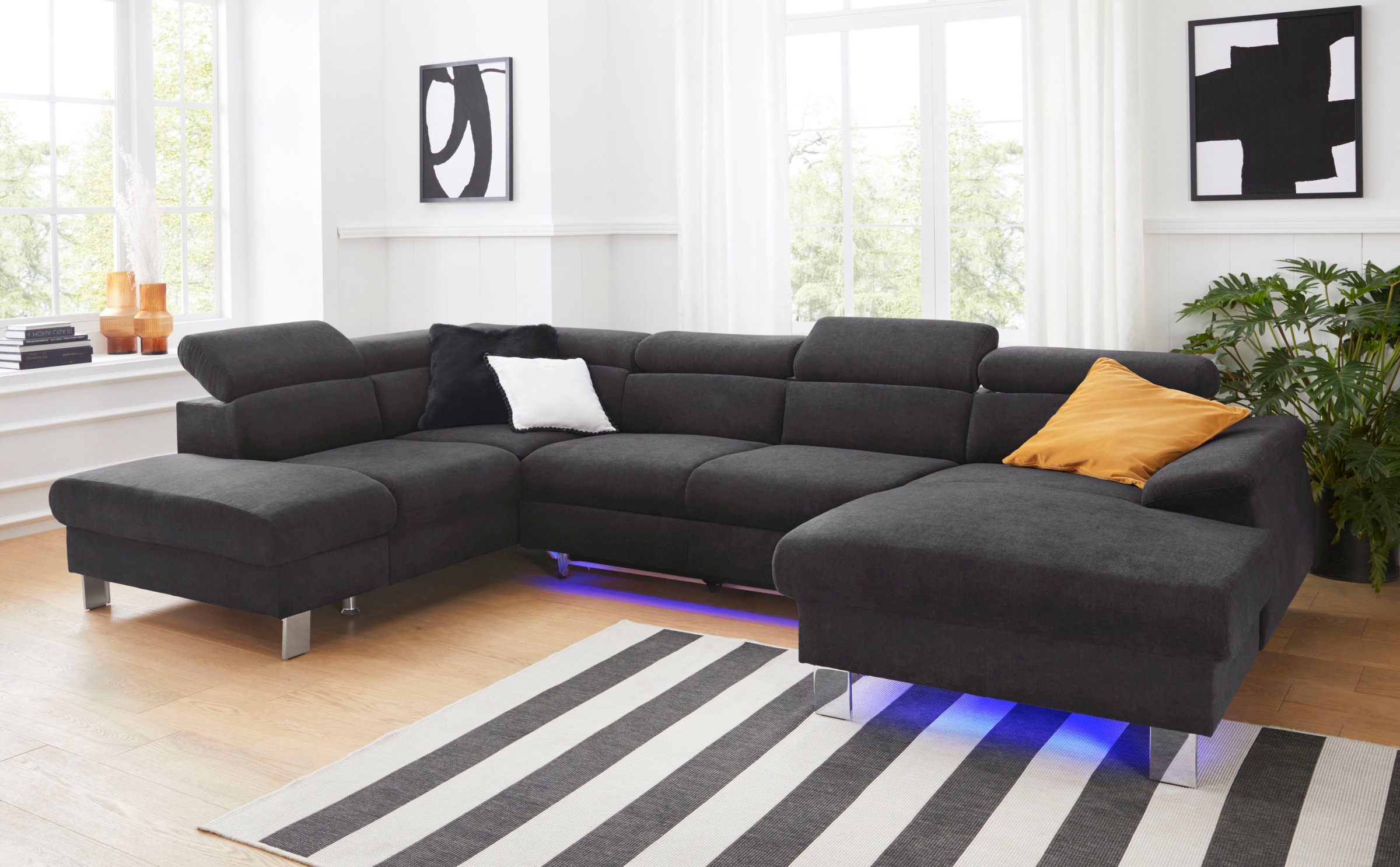 COTTA Polstergarnitur »Komaris U-Form«, (Set), Set bestehend aus: Wohnlands günstig online kaufen