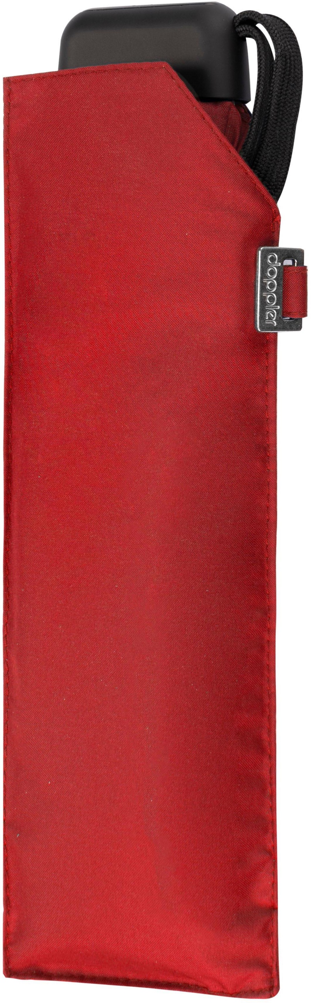 doppler® Taschenregenschirm »Carbonsteel Mini Slim uni, Red«