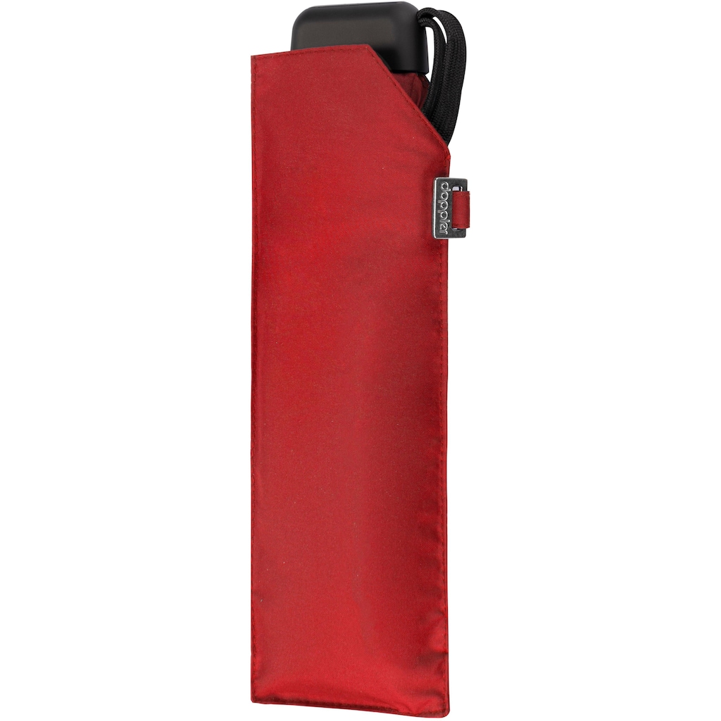 doppler® Taschenregenschirm »Carbonsteel Mini Slim uni, Red«