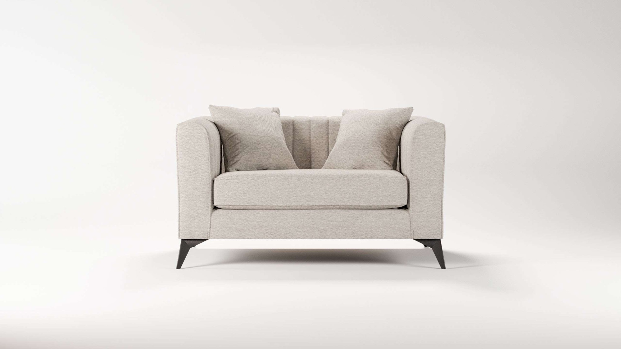 Places of Style Loveseat »MATTHEW Loungesessel, Maße B/T/H: 130/86/74 cm«, günstig online kaufen