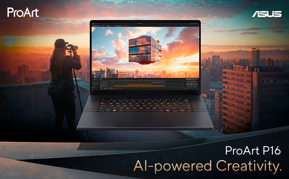Asus Notebook »ProArt P16 H7606WI-ME154WS«, 40,6 cm, / 16 Zoll, AMD, Ryzen™ AI 9, GeForce RTX 4070, 1000 GB SSD