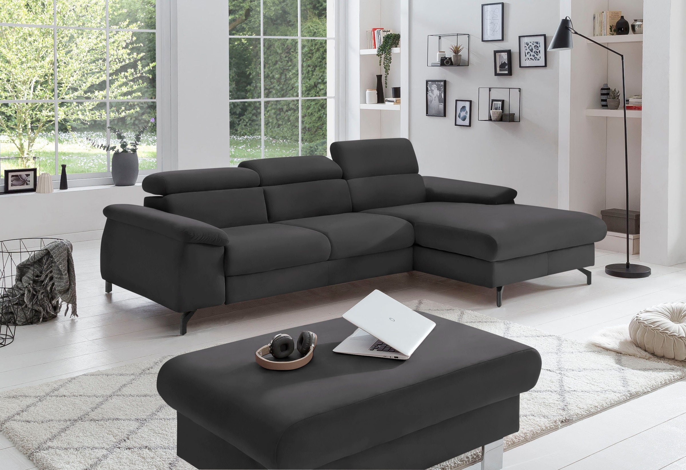 COTTA Polstergarnitur »Komaris L-Form«, (Set), Set bestehend aus: Ecksofa m günstig online kaufen
