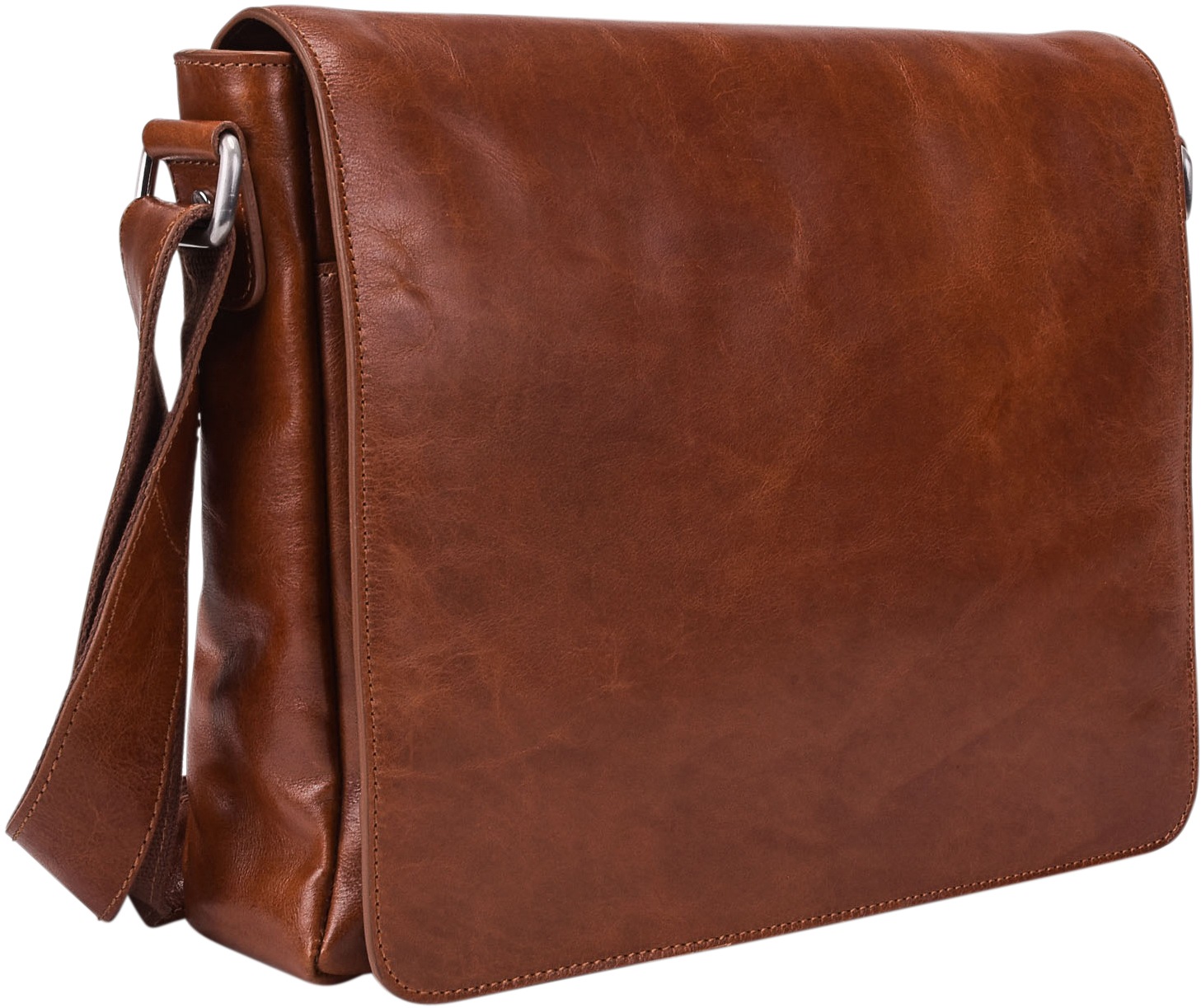 Leonhard Heyden Umhängetasche »Cambridge M, cognac«, mit 15-Zoll Laptopfach und... kaufen