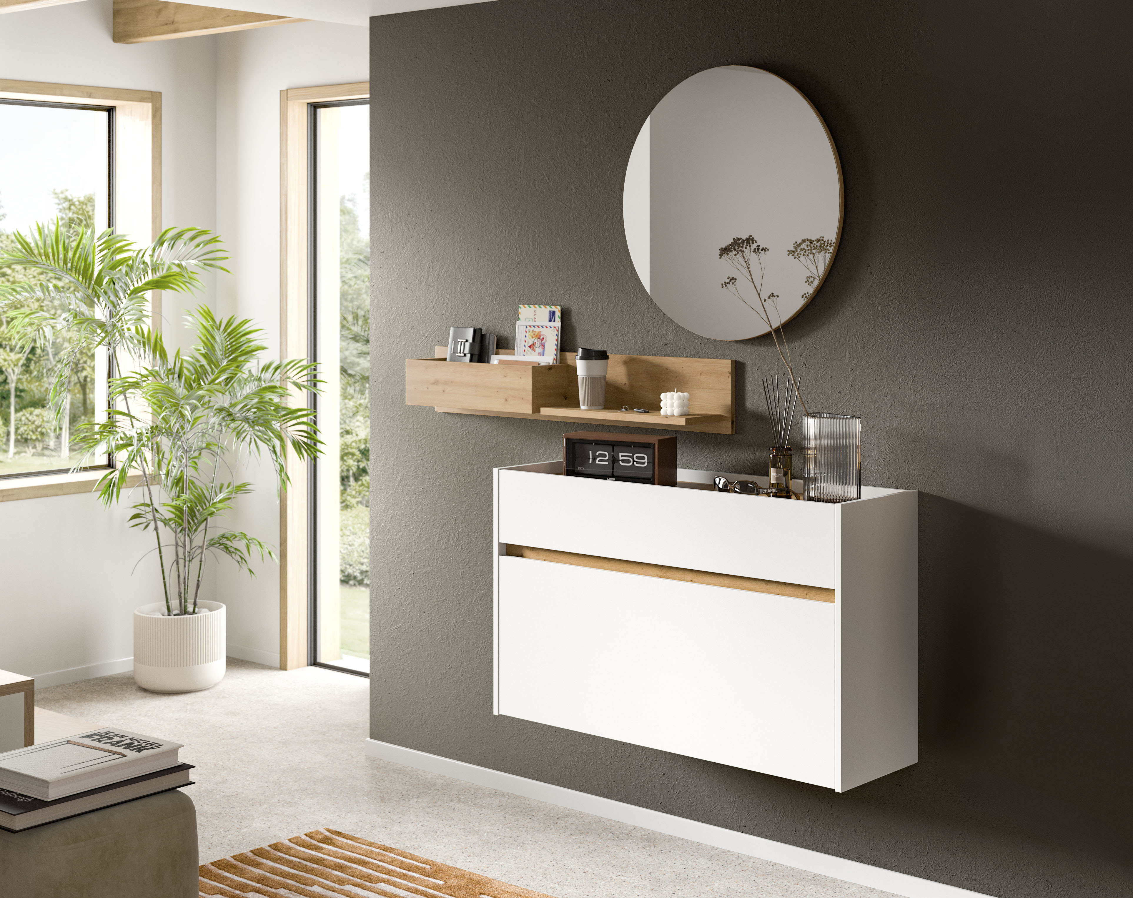 INOSIGN Garderoben-Set »EVRID, 3-teilig, Breite 140 cm, individuell hängbar günstig online kaufen