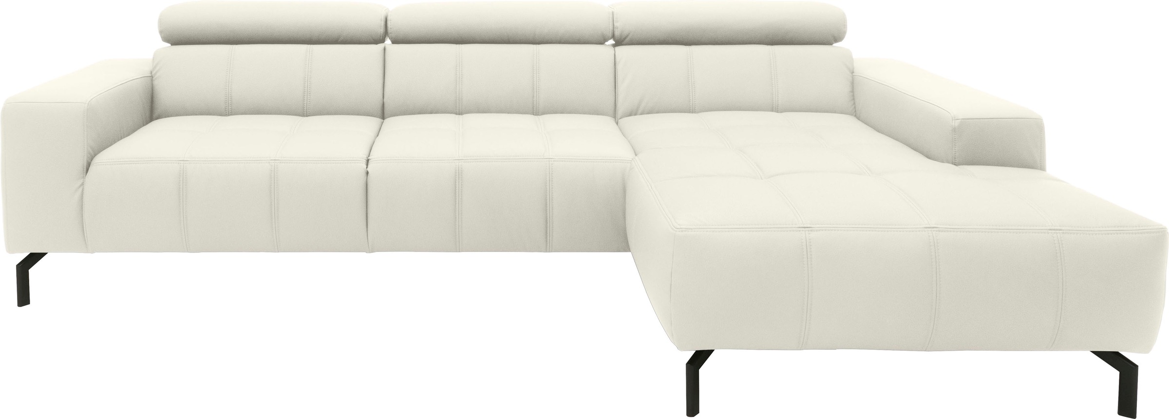 DOMO collection Ecksofa »Cunelli tolle Sitznähte als Designelement, fester günstig online kaufen