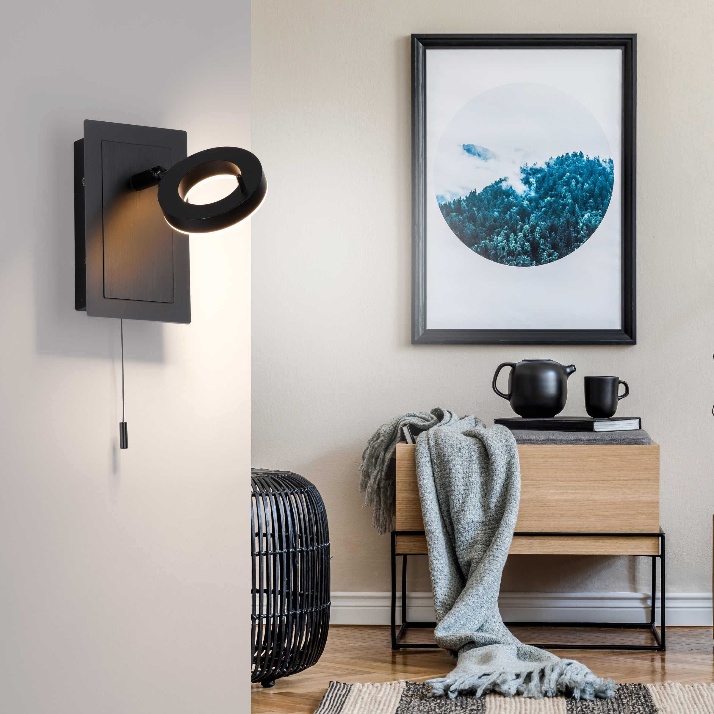 Paul Neuhaus Wandleuchte »SILEDA«, 1 flammig, Leuchtmittel LED-Board   LED günstig online kaufen