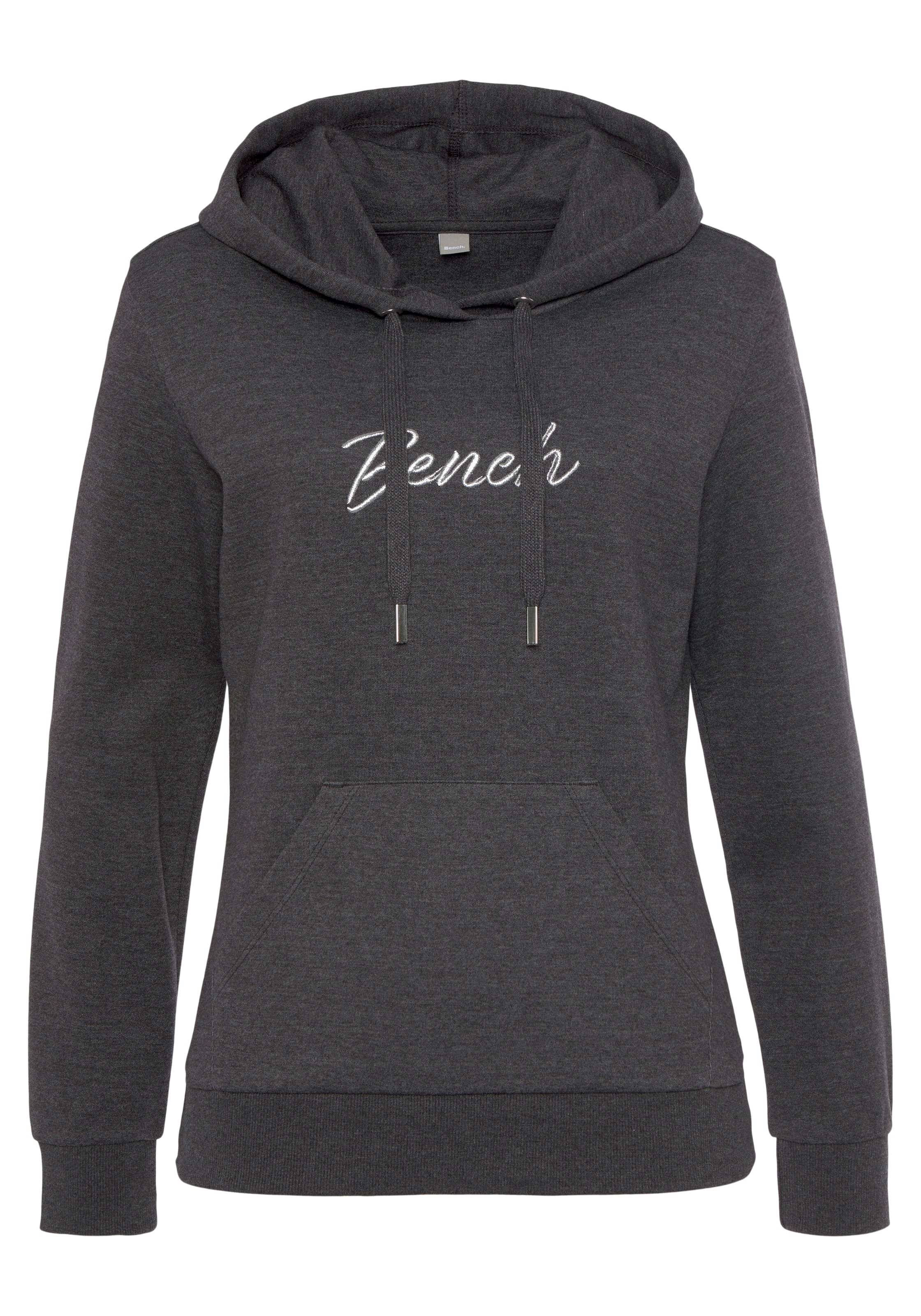 Bench. Loungewear Kapuzensweatshirt, mit glänzender Logostickerei, Loungewear, Loungeanzug