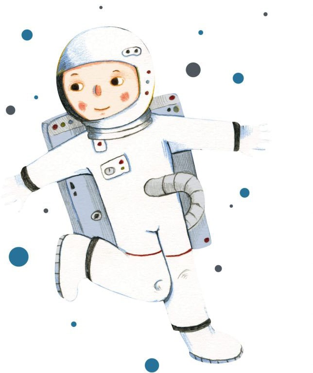 Wall-Art Wandtattoo »Fliegender Astronaut Junge«, (1 St.), selbstklebend, e günstig online kaufen