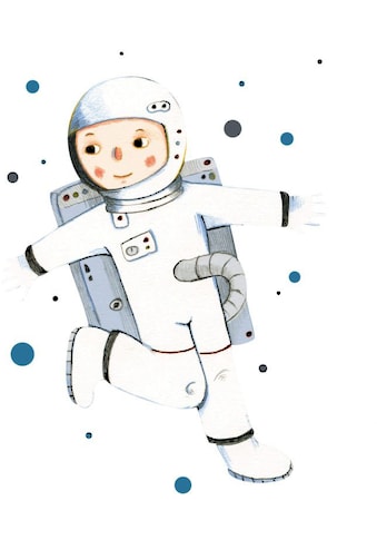 Wandtattoo »Fliegender Astronaut Junge«, (1 St.)