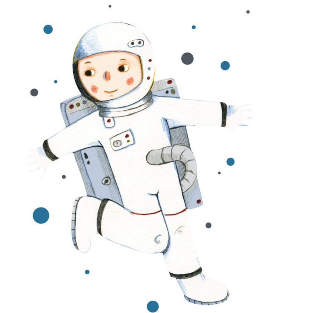 Wall-Art Wandtattoo »Fliegender Astronaut Junge«, (1 St.)