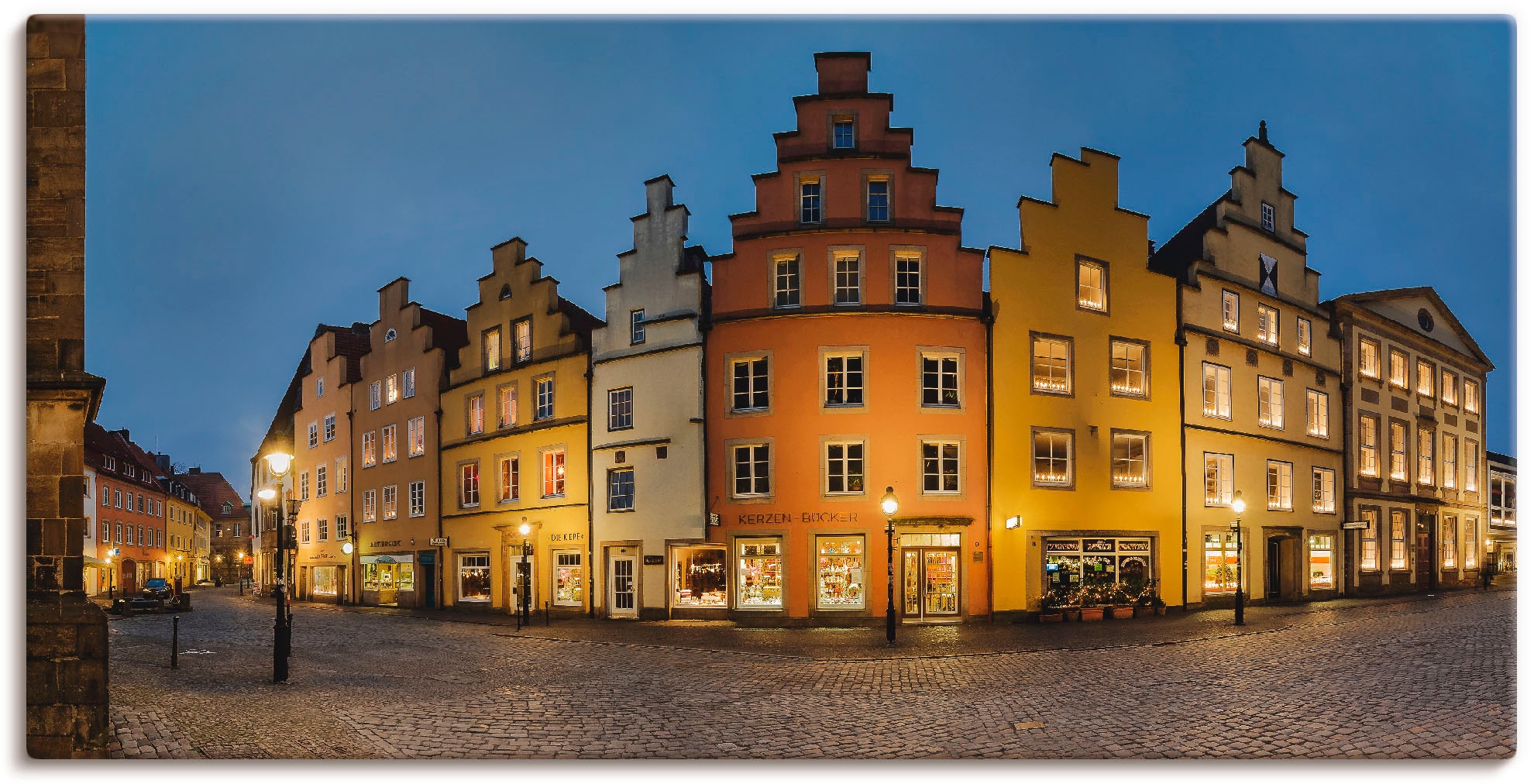 Artland Leinwandbild »Altstadt Osnabrück« Deutschland 1 Stk. tlg. auf Keilr günstig online kaufen
