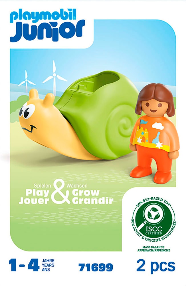 Playmobil® Konstruktions-Spielset »Schaukelschnecke mit Rasselfunktion (71699), JUNIOR« Made in Europe