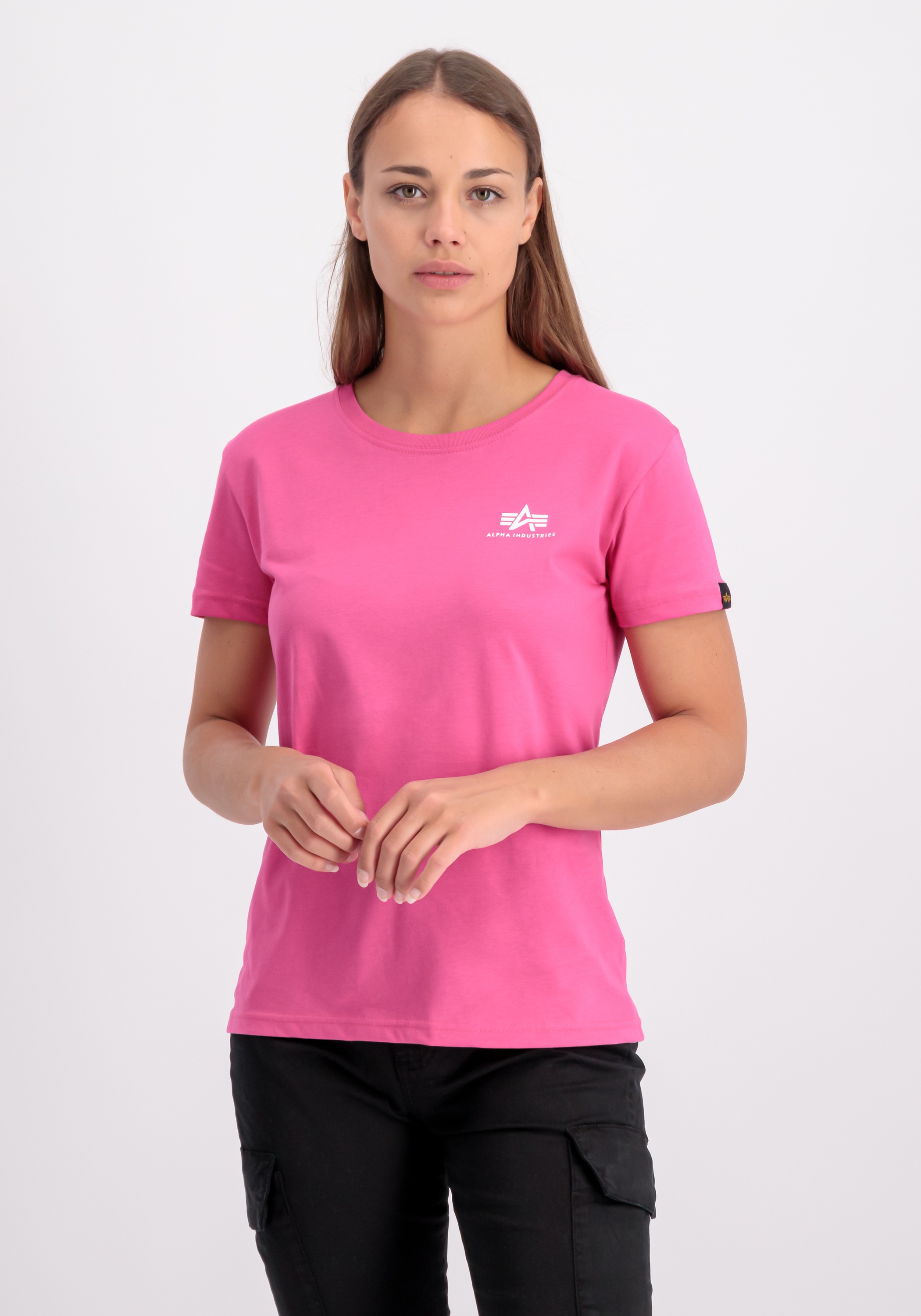 Alpha Industries T-Shirt »Alpha Industries Women - T-Shirts Basic T Small Logo Women«