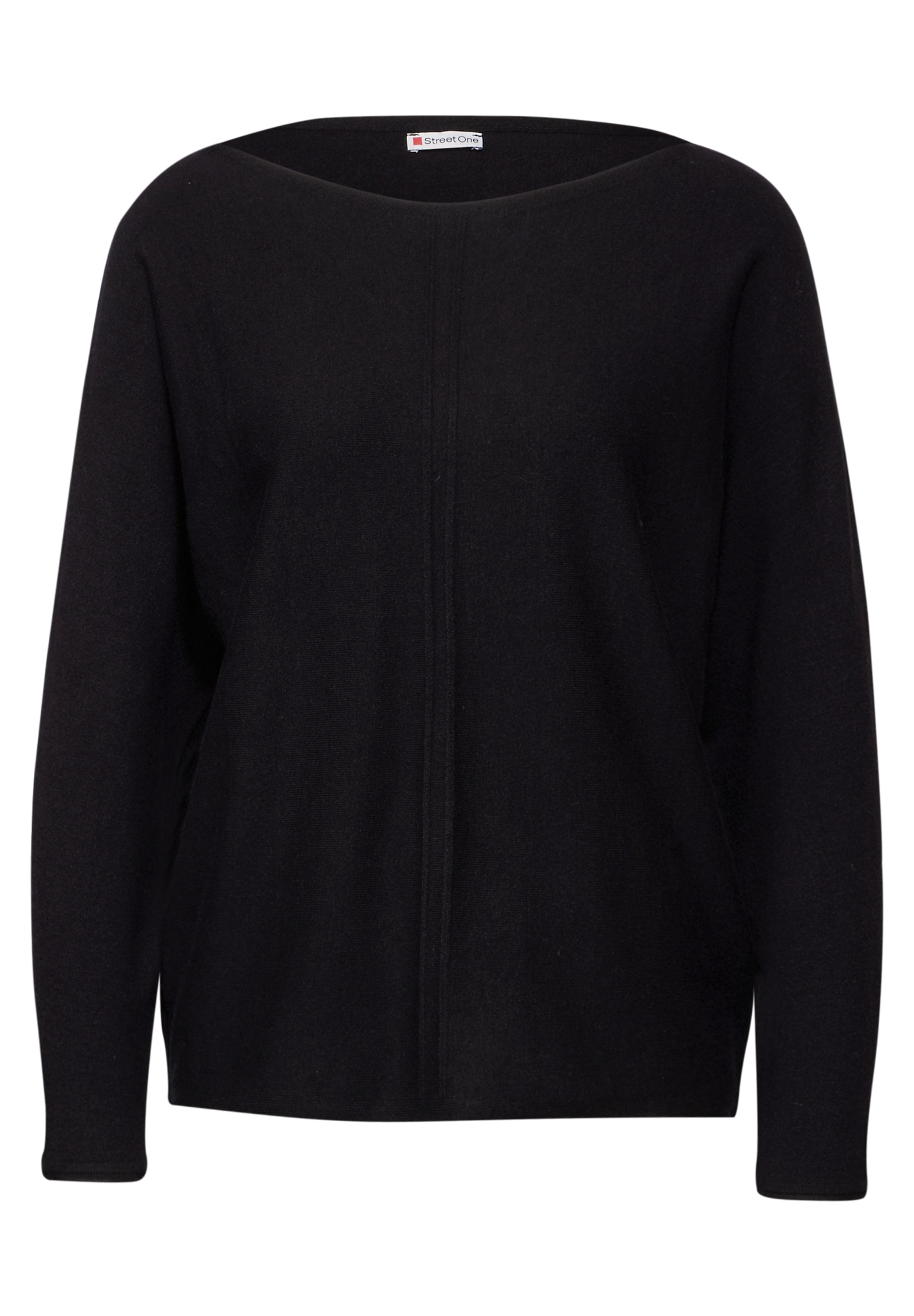 STREET ONE Strickpullover, im Dolman-Stil, mit U-Boot-Ausschnitt
