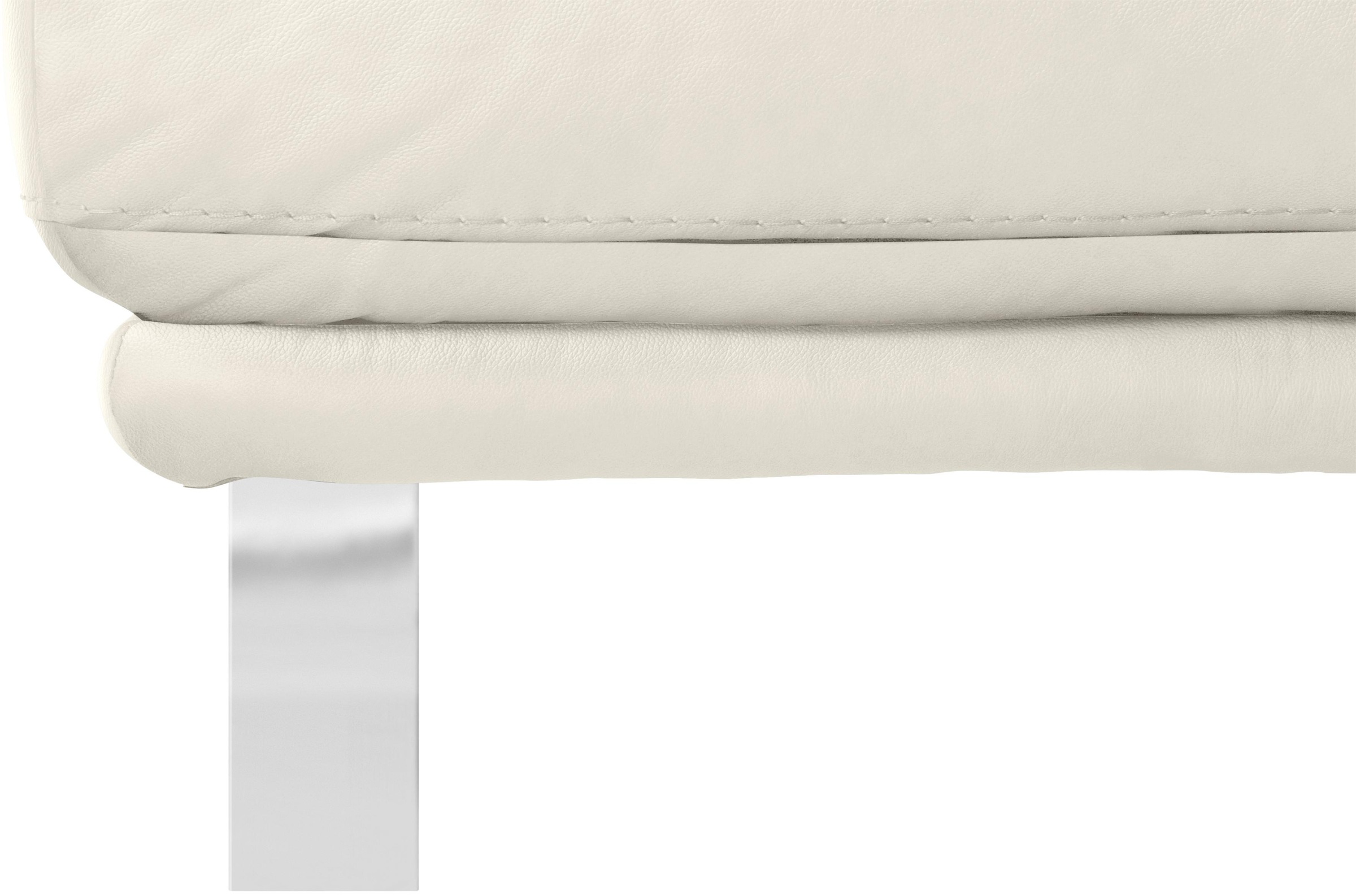 W.SCHILLIG Hocker »montanaa« mit Metallkufen in Chrom glänzend, Breite 141 cm