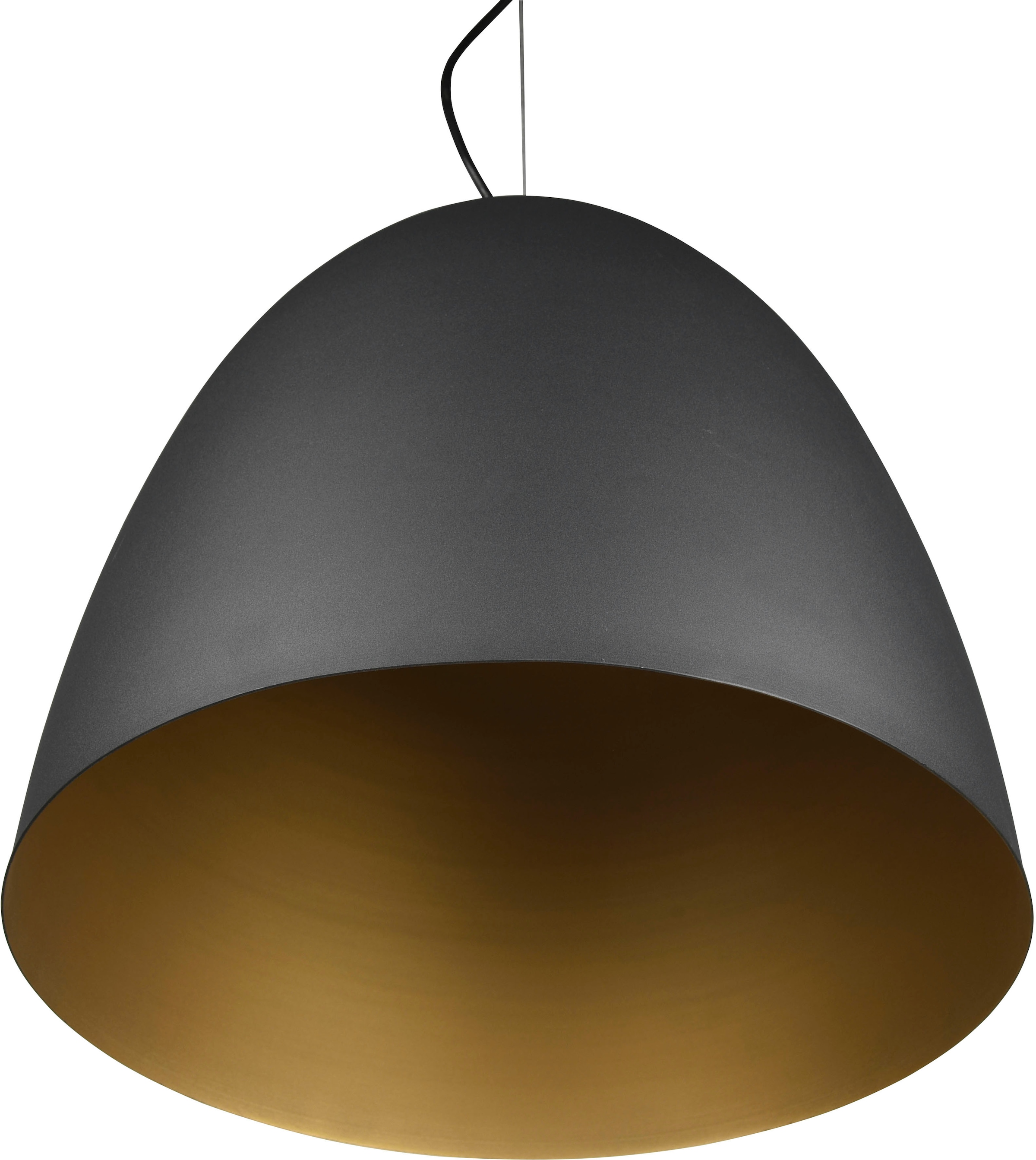 TRIO Leuchten Pendelleuchte »Tilda«, 1 flammig, Leuchtmittel E27 | ohne Leuchtmittel, elegante Hängelampe, max 150cm höhenverstellbar, exkl 1xE27 max 40W