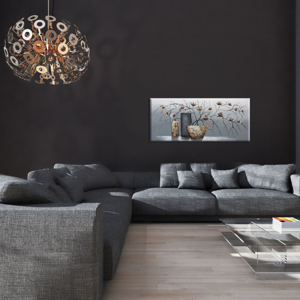 Bönninghoff Ölgemälde »Blumen«, Blumen, (1 St.), jedes Bild ein Unikat, BxH günstig online kaufen