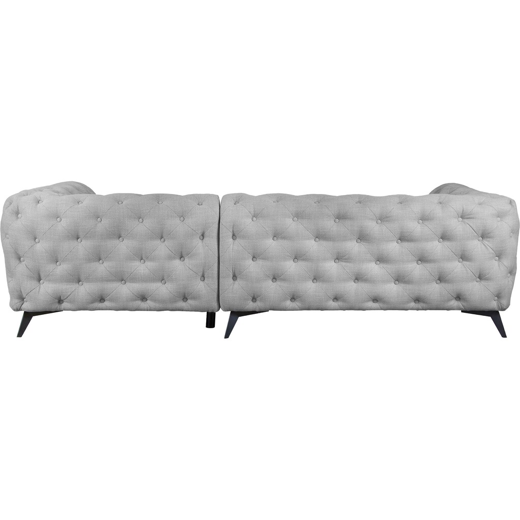 Leonique Chesterfield-Sofa »Glynis L-Form«