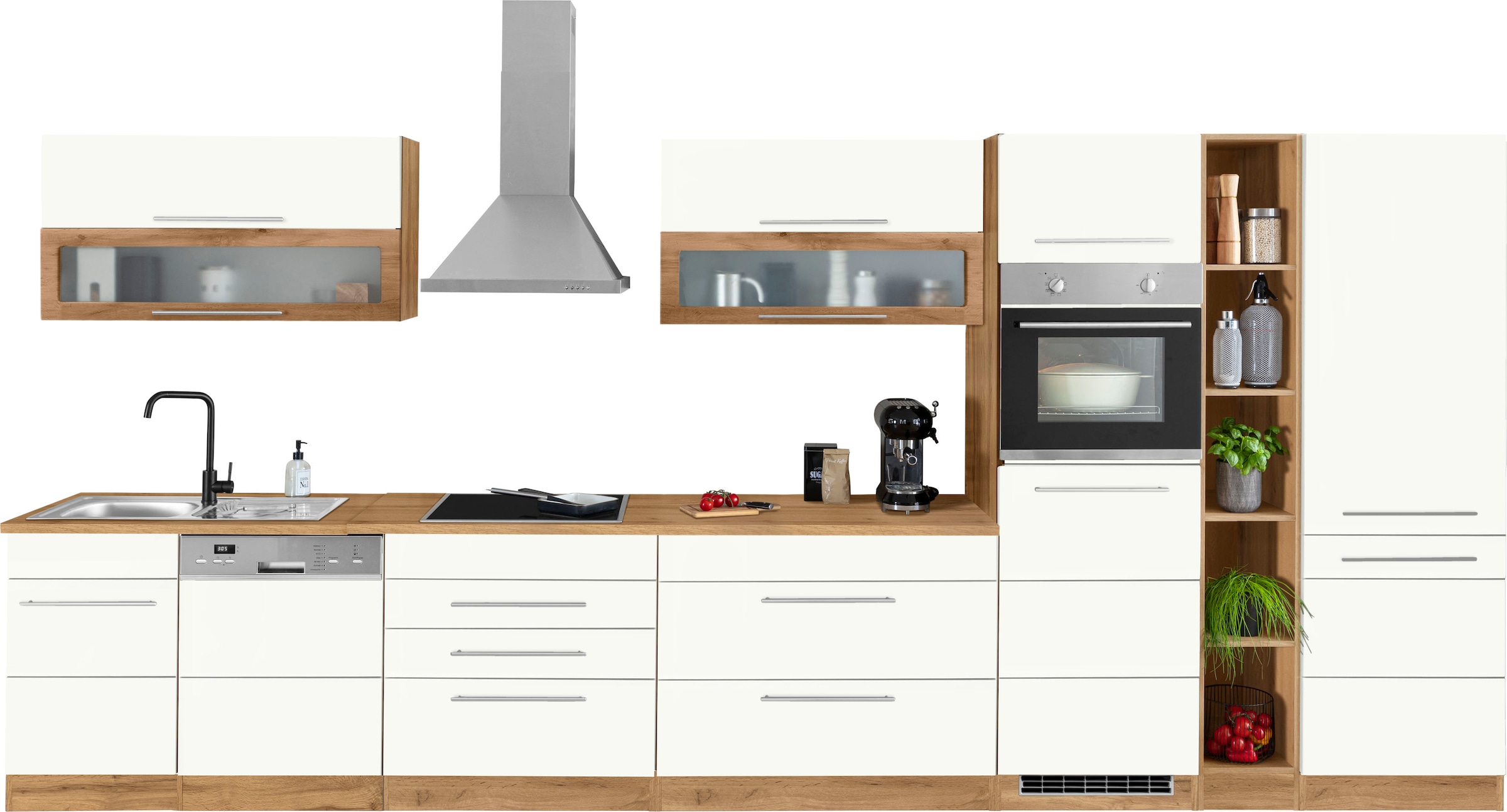 KOCHSTATION Küchenzeile »KS-Wien« Breite 440 cm, wahlweise mit E-Geräten un günstig online kaufen