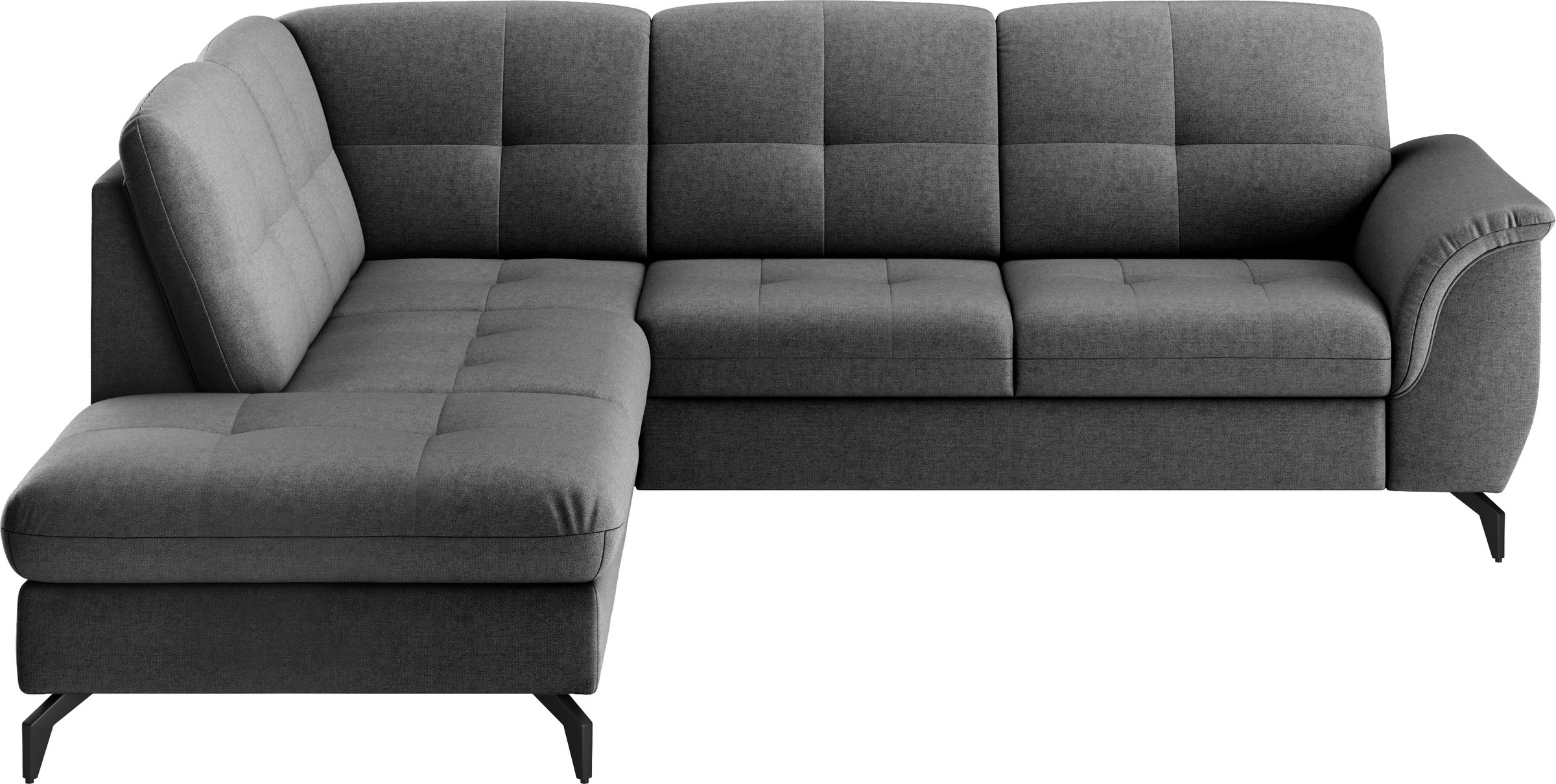 sit&more Ecksofa »Zora L-Form«, wahlweise mit Bettfunktion und Bettkasten