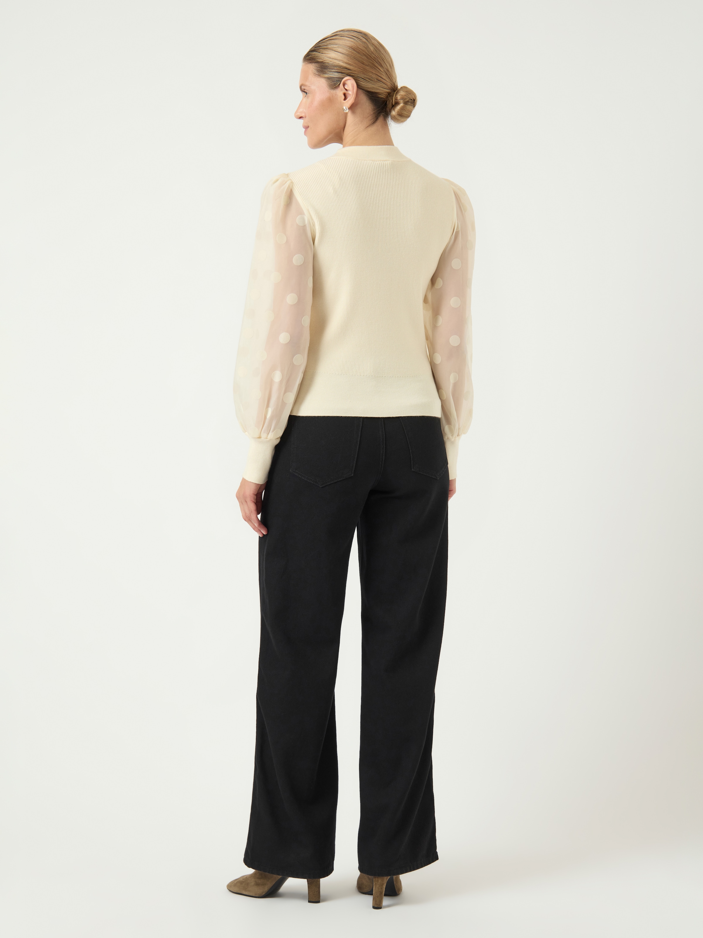 Y.A.S Rundhalspullover »YASDOTME LS KNIT PULLOVER S. NOOS«