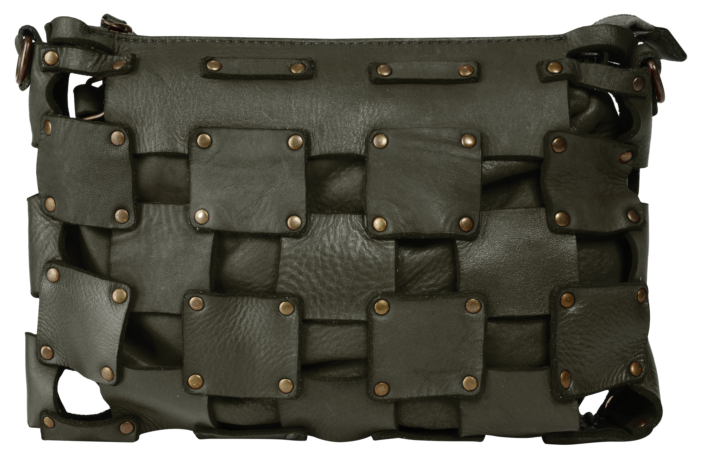 Samantha Look Umhängetasche echt Leder, Made in Italy