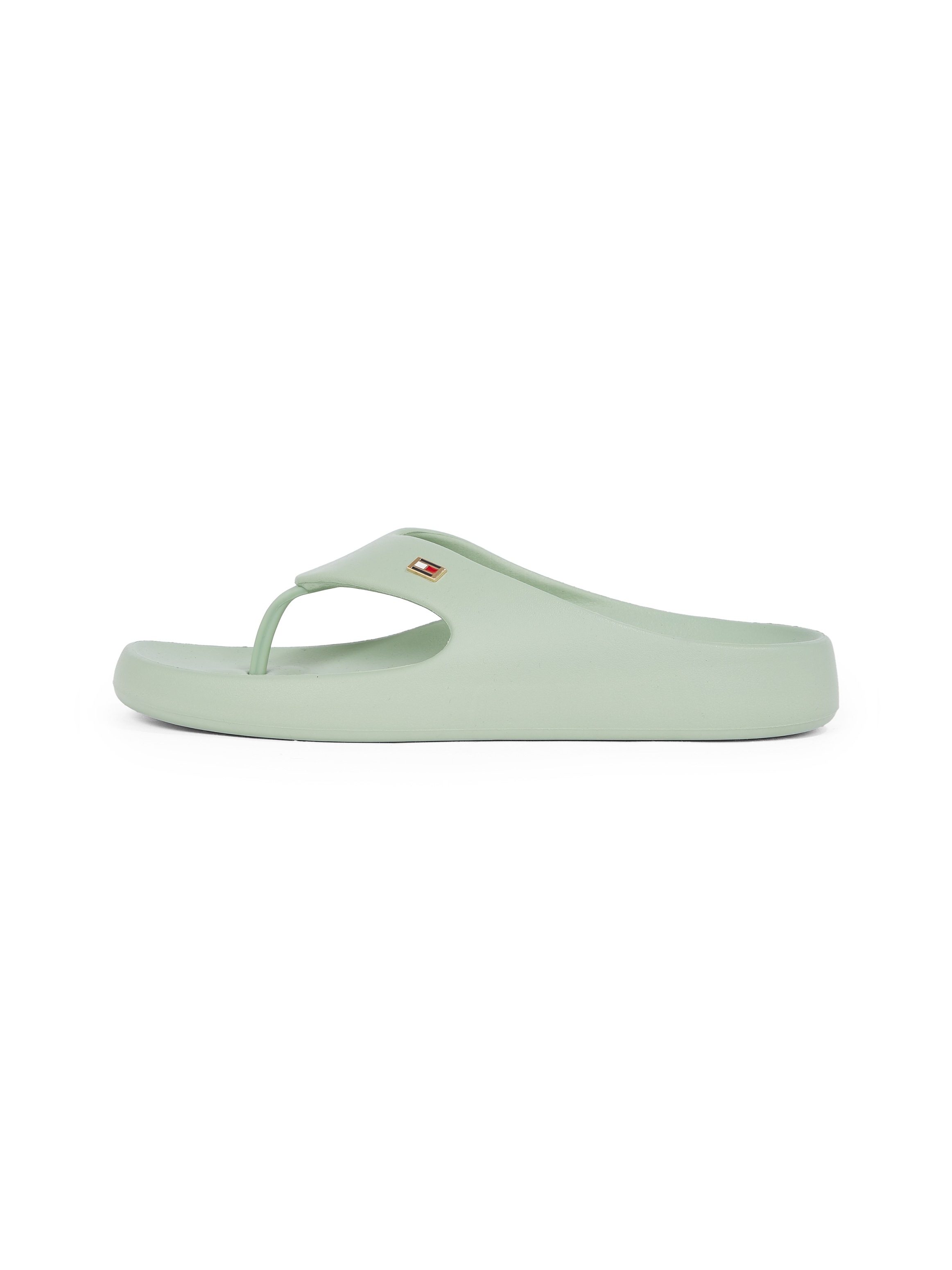 Tommy Hilfiger Zehentrenner »TH COMFORT BEACH SANDAL«, Dianette, Sommerschuh, Bequemschuh mit kleiner Logostickerei