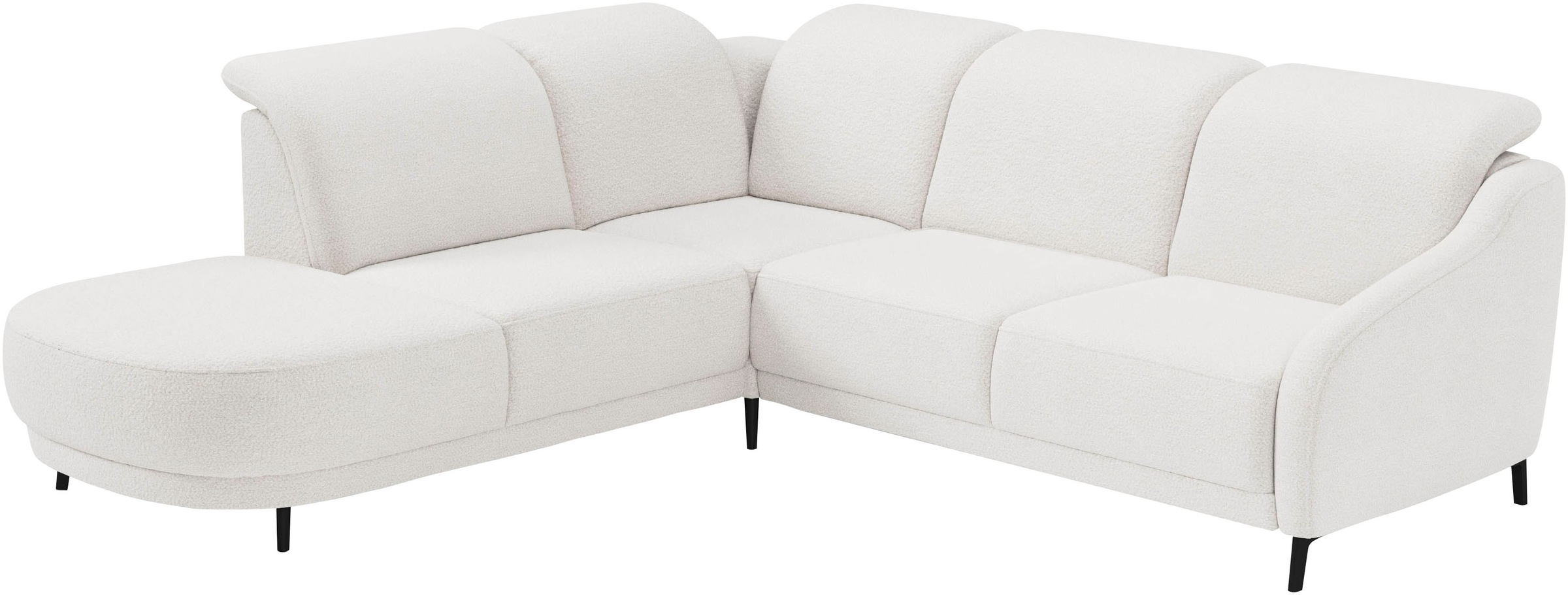 sit&more Ecksofa »Blues L-Form«, wahlweise mit Klapptisch und USB