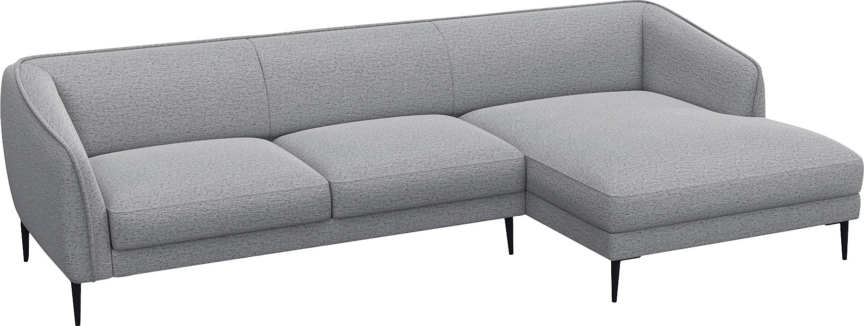 FLEXLUX Ecksofa "Belle Designsofa, L-Form, B/T 288/149 cm", Skandinavisches günstig online kaufen