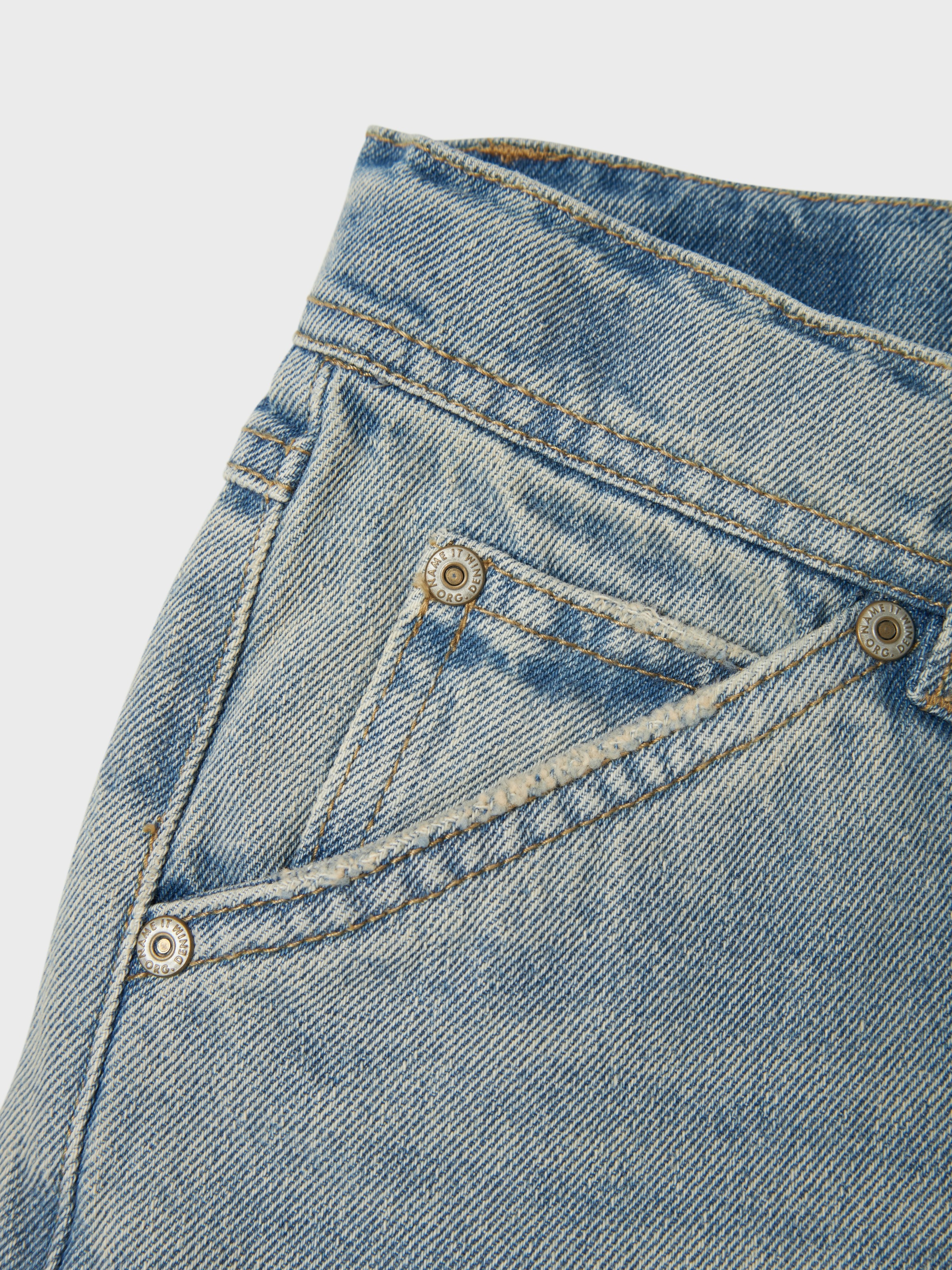 Name It 5-Pocket-Jeans »NKMRYAN für Jungen mit geradem Bein und 5-Pocket-Style«, unifarben, casual, straight fit, Baumwolle, Denim